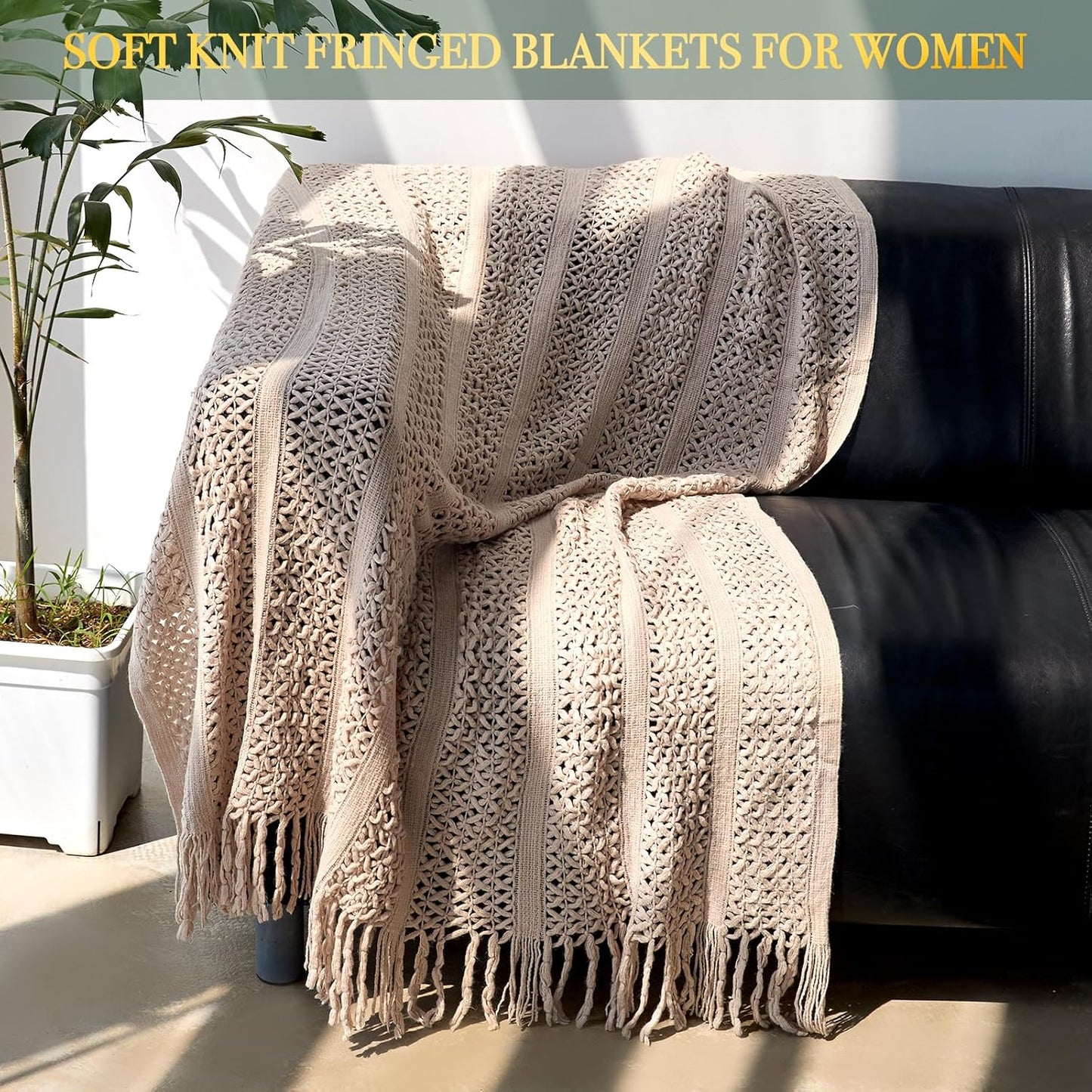 Get Well Soon Gifts for Women, Self Care Gift Baskets, Christmas Birthday Gifts for Women Spa Care Package, Thinking of You Sympathy Gift Box for Mom, Her, Friend, Sister, Wife (Khaki)