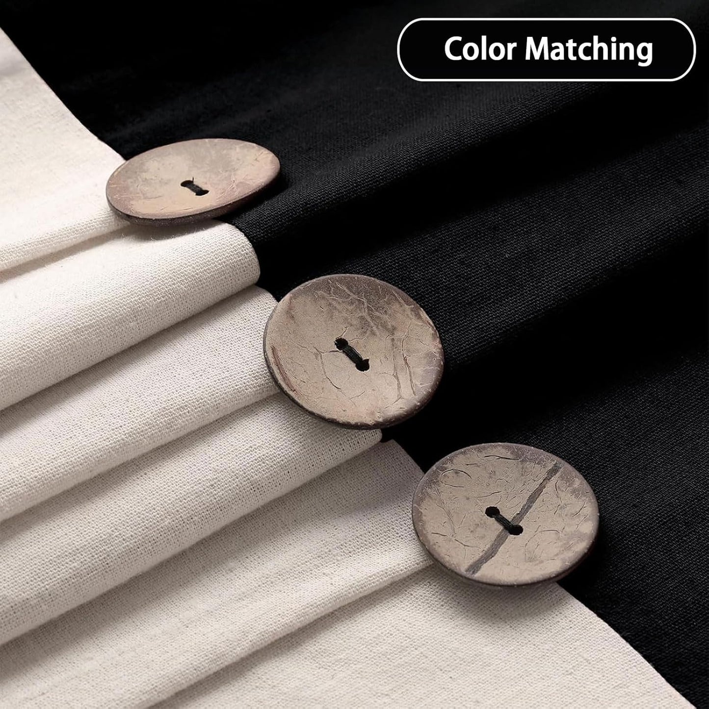 Farmhouse Shower Curtain Linen Bow Woven Fabric Country Rustic Western, Black & Cream 72" W x 72" L
