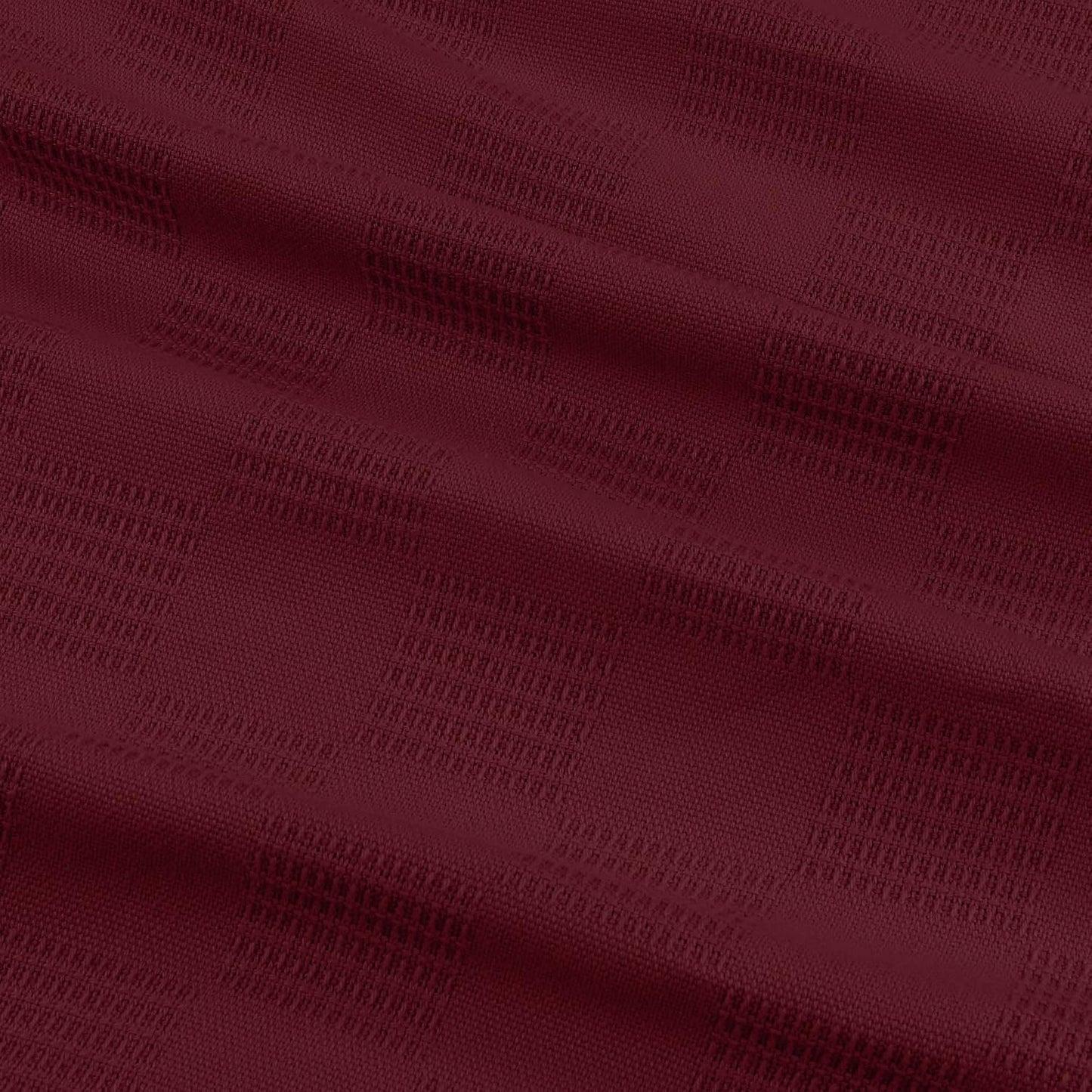 Utopia Bedding Burgundy 100% Cotton Blanket [Queen Size - 90x90 Inch] 350GSM Lightweight, Soft and Breathable Thermal Blanket for All Seasons