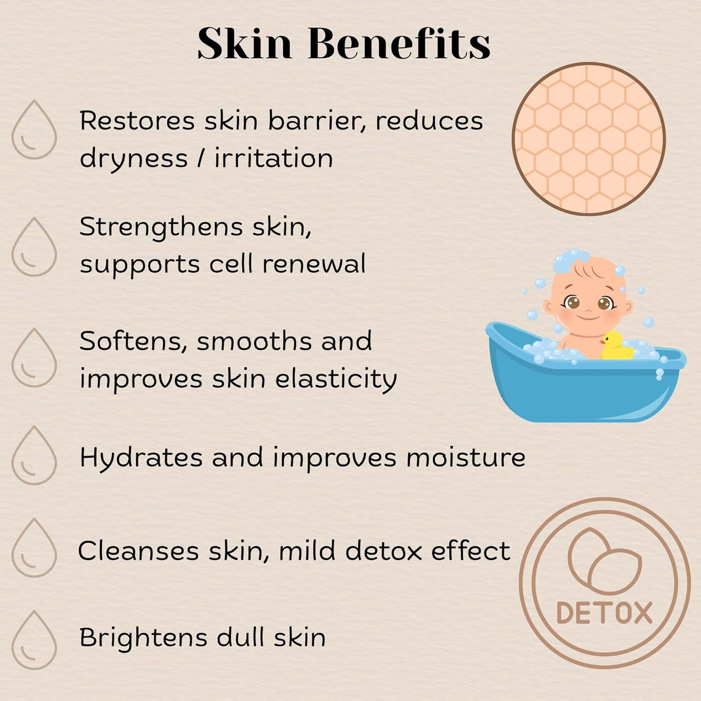 Soak for Littles: Mineral Bath Soak, 100% Organic Natural Earth Minerals, Better Than Oatmeal Bath Baby, Epsom, Oatmeal, or Kids Salts Baths, Soak Your Little One in A Natural Hot Spring