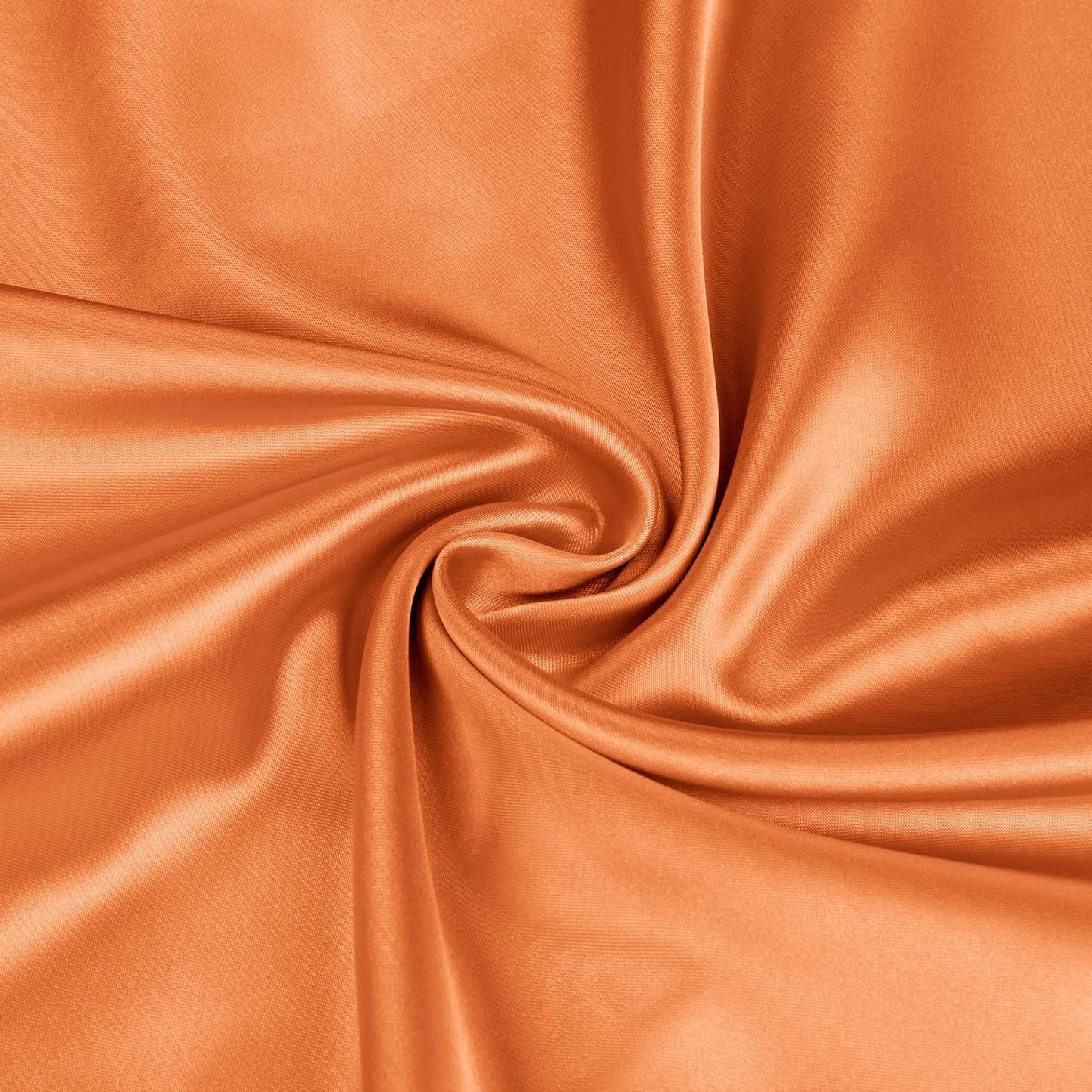 BEDELITE Satin Body Pillow Cover, Super Soft and Cooling Body Pillow Pillowcase for Hair and Skin, Breathable Silky Full Long Pillowcase Cover(20"x54", Burnt Orange)