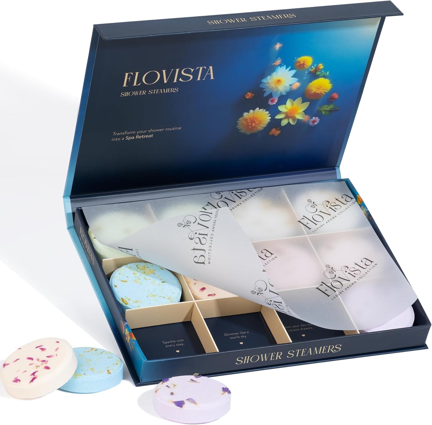 Gifts for Women, Aromatherapy Shower Steamers – 12-Pack Self Care & Spa Birthday Gifts for Women, Relaxation & Stress Relief, Bath Shower Bombs with Lavender & Eucalyptus Essential Oils