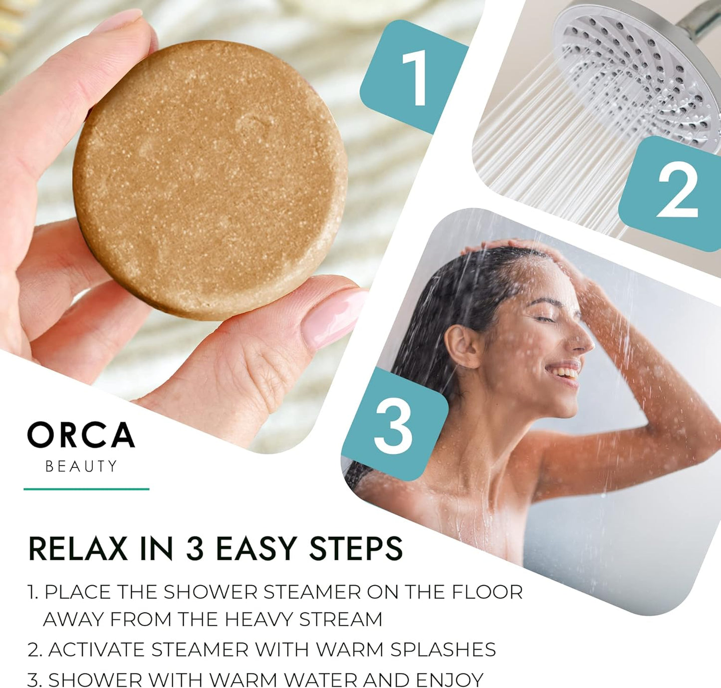 Shower Steamers Aromatherapy - Relaxation Gifts for Women, Shower Bombs, Unique Spa Gifts Shower Tablets, Stocking Stuffers for Women & Men (Energizing Scent 8PC)