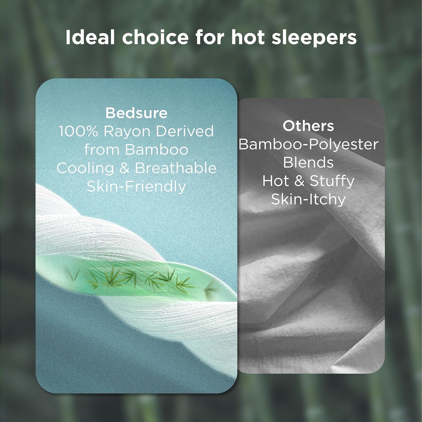 Bedsure King Size Pillow Cases Set of 2, Cooling Pillow Cases for Hot Sleepers, Rayon Derived from Bamboo Plum Pillowcases, Breathable & Soft Bedding Pillow Covers with Envelope Closure, 20x36 Inches