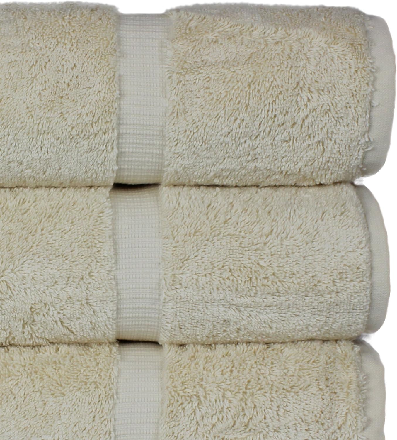 Chakir Turkish Linens 100% Cotton Premium Turkish Towels for Bathroom | 27'' x 54'' (4-Piece Bath Towels - Beige)