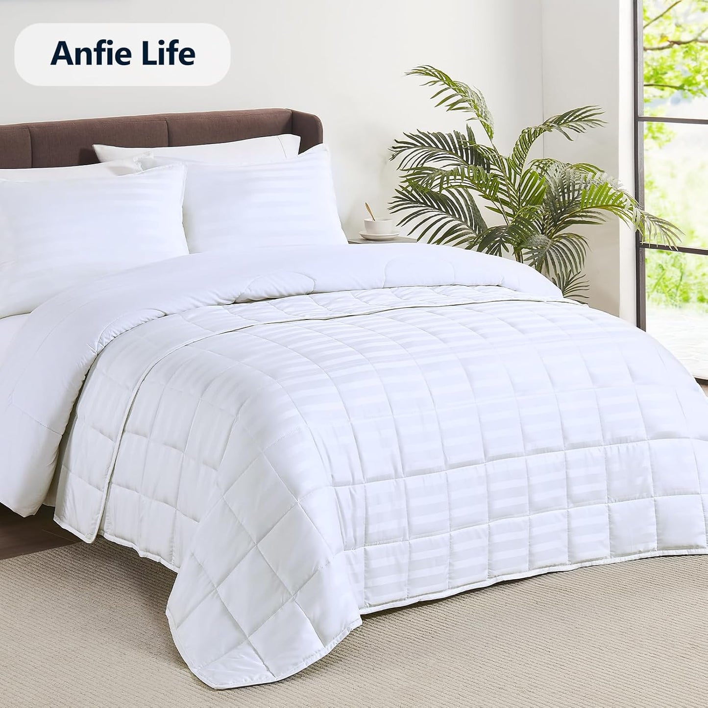 Weighted Blanket Kids (40"x60" 7lbs),Ultra Soft and Cozy Cooling Weighted Blanket Kids,Heavy Blanket with Machine Washable Soft Blanket, Ivory