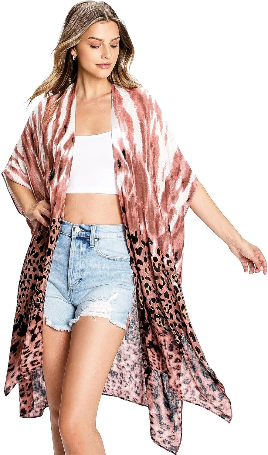 Moss Rose Women Summer Bikini Kimono Bathing Suit Cover Ups for Swimwear