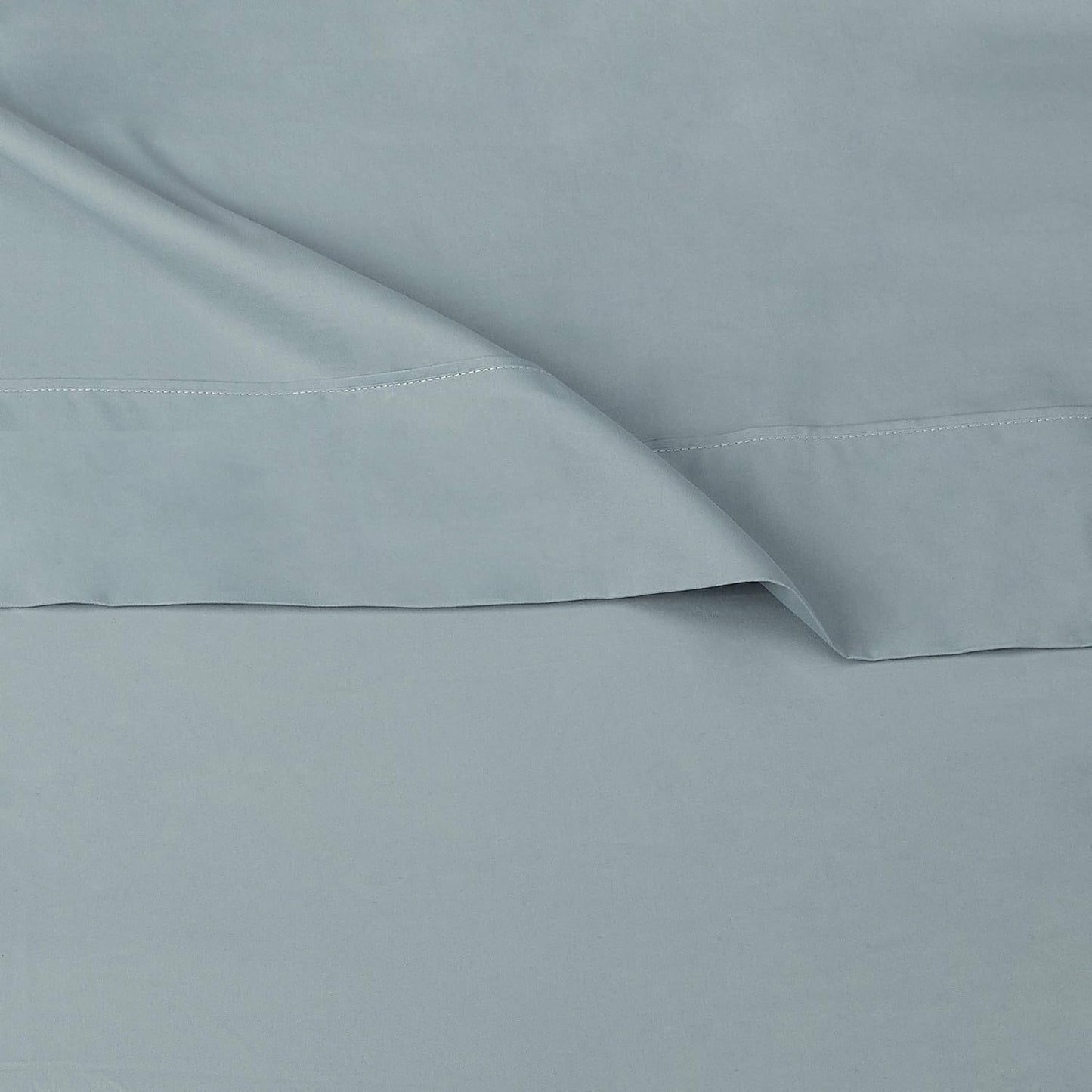 Amazon Basics Lightweight Super Soft, Wrinkle-Free Easy Care Microfiber 4 Piece Bed Sheet Set with 14-Inch Deep Pockets, Full, Spa Blue, Solid