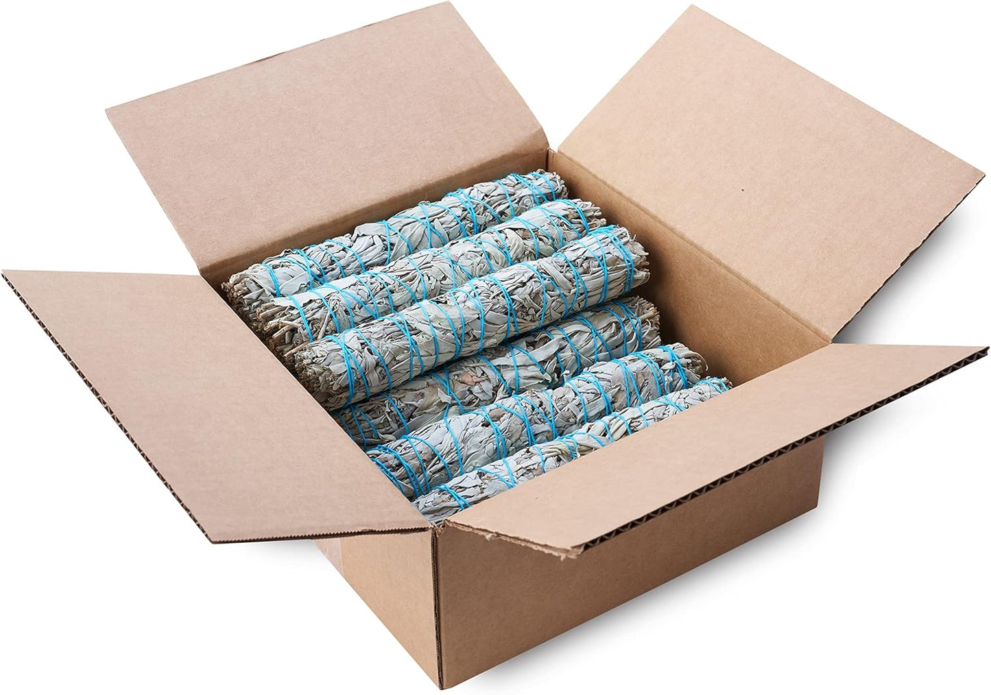 9" Sage Smudge Sticks Wholesale Bulk - Sustainably Grown for Spiritual Growth & Self Care (12 Bundles)