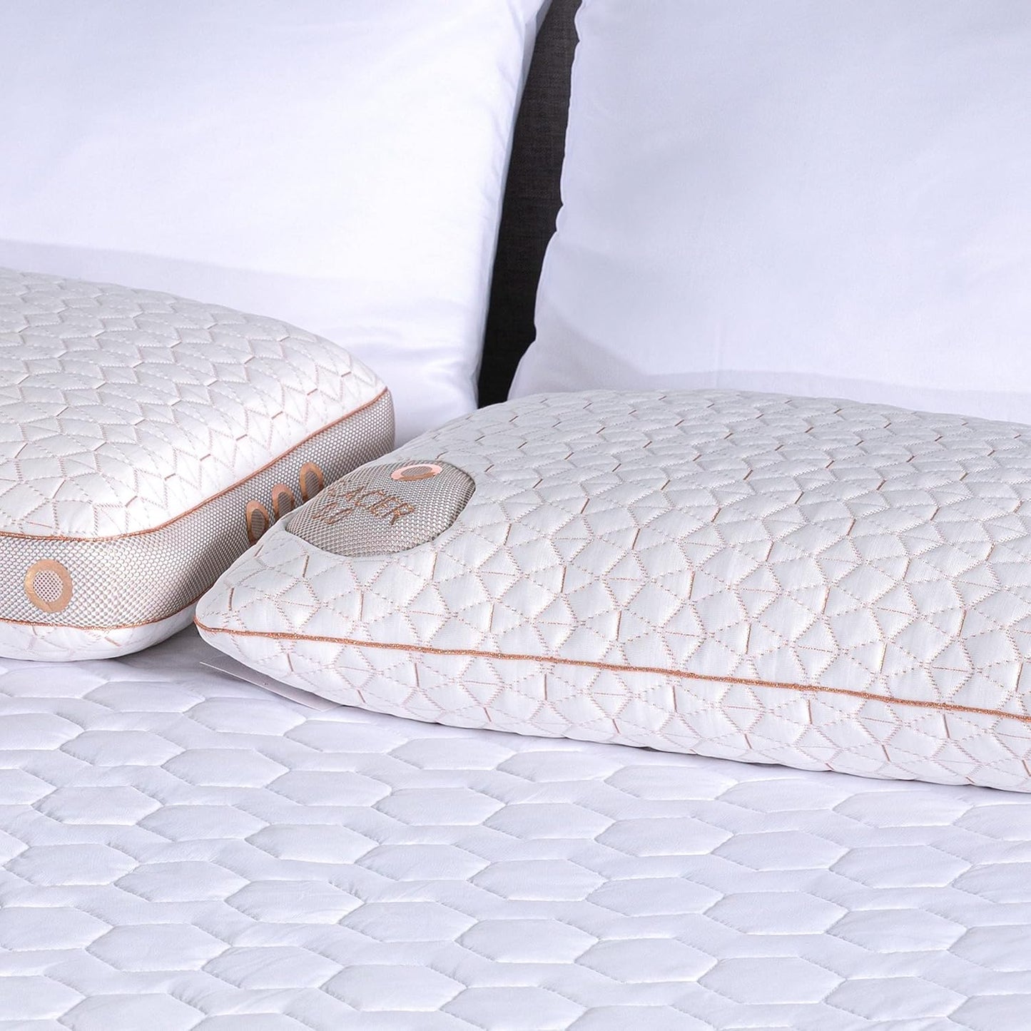 Bedgear Glacier Performance Pillow - Size 0.0 - Cooling Pillow for Hot Sleepers - Back, Stomach, Side Sleeper Pillow - 20" W x 26" L x 4.75" H