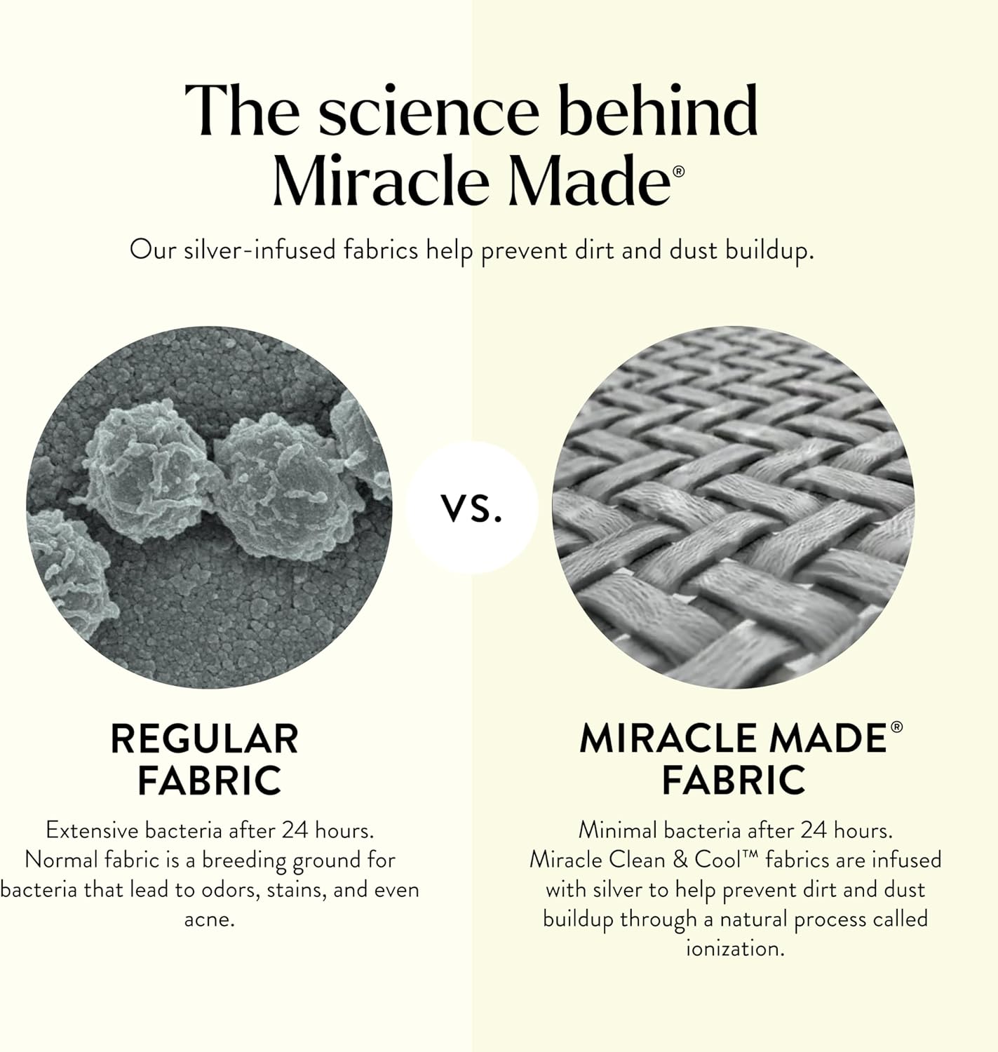 Miracle Made® Extra Luxe Cool It Tech Pillowcases (Stone, King/Cali King)