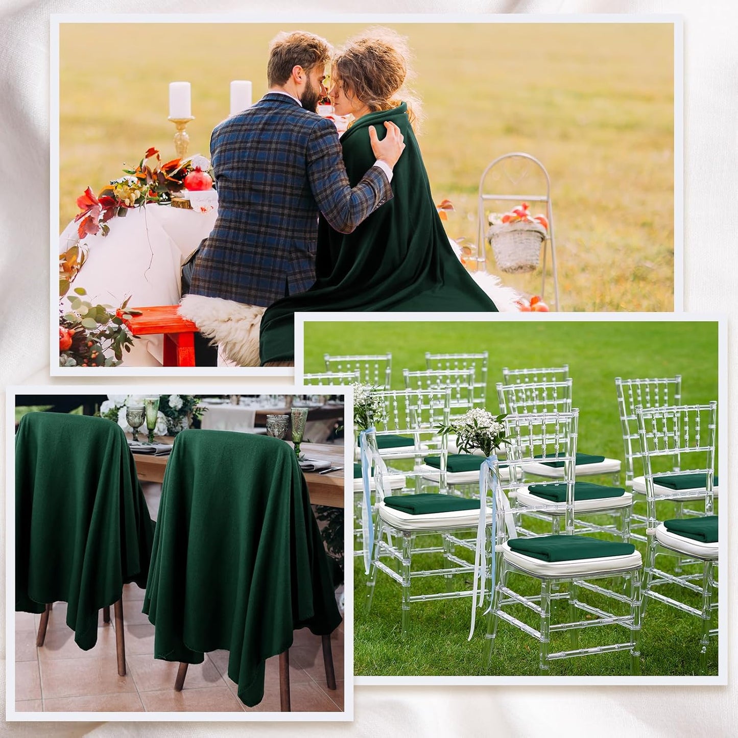 24 Packs Fleece Throw Blanket Soft Warm Lightweight Fleece Blanket Cozy Throw Bulk for Bed Couch Sofa Home Office Wedding Gifts Suitable for Seasons, 50 x 60 Inches(Turquoise Green)