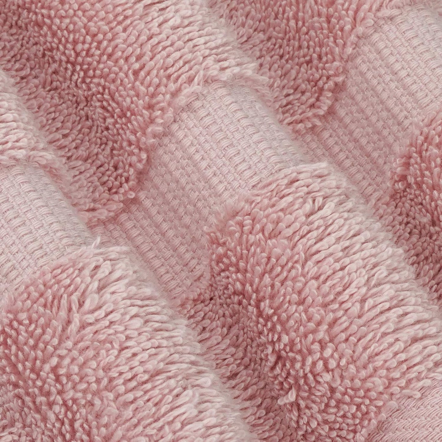 Chakir Turkish Linens 100% Cotton Premium Turkish Towels for Bathroom, 2 Large Bath Towels, 2 Hand Towels, 2 Washcloths (6-Piece Towel Set, Pink)