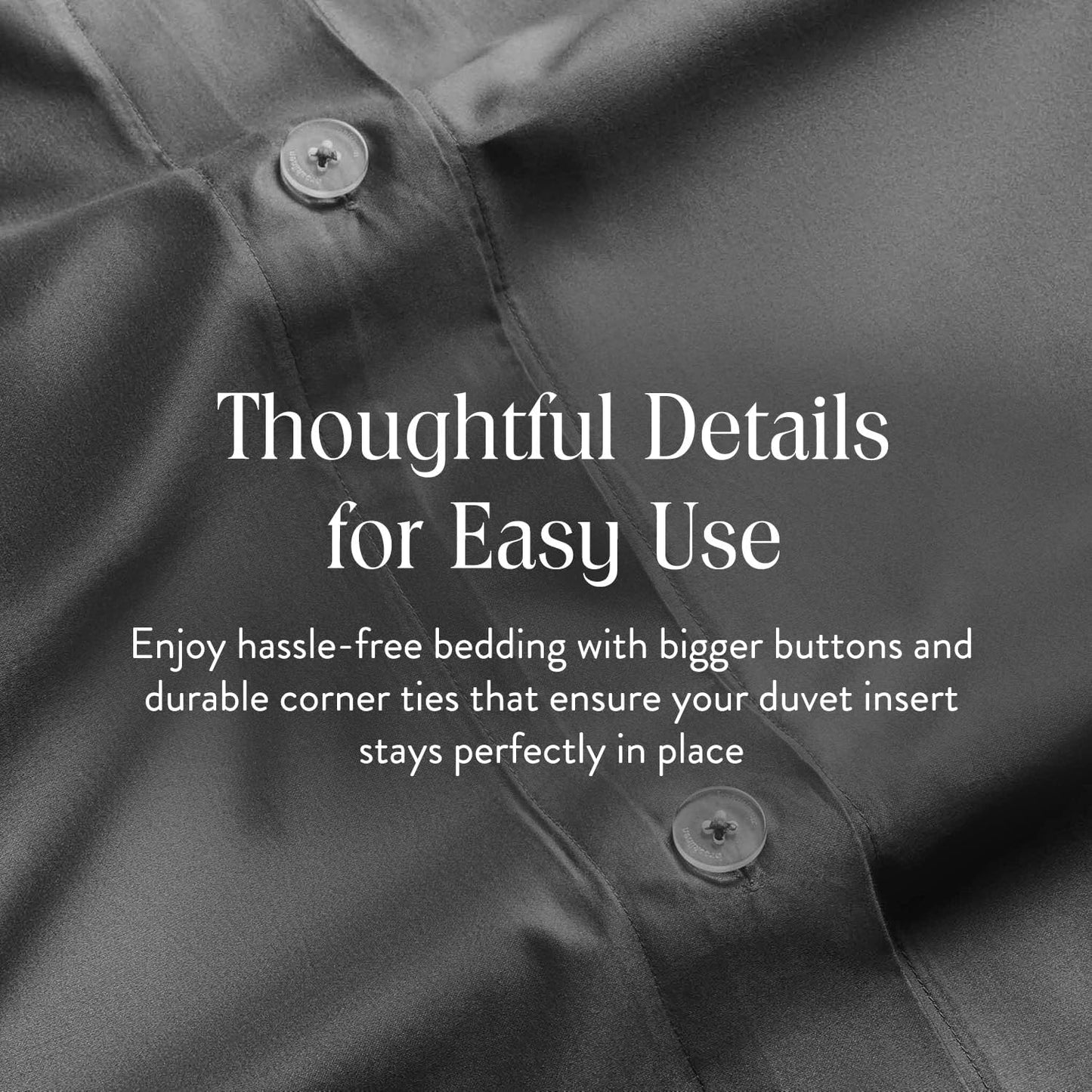 Brooklinen Luxury Sateen Duvet Cover Set - 100% Cotton, Full/Queen Size in Slate Grey - Includes 1 Duvet Cover and 2 Standard Pillowcases - Best Full/Queen Duvet Covers