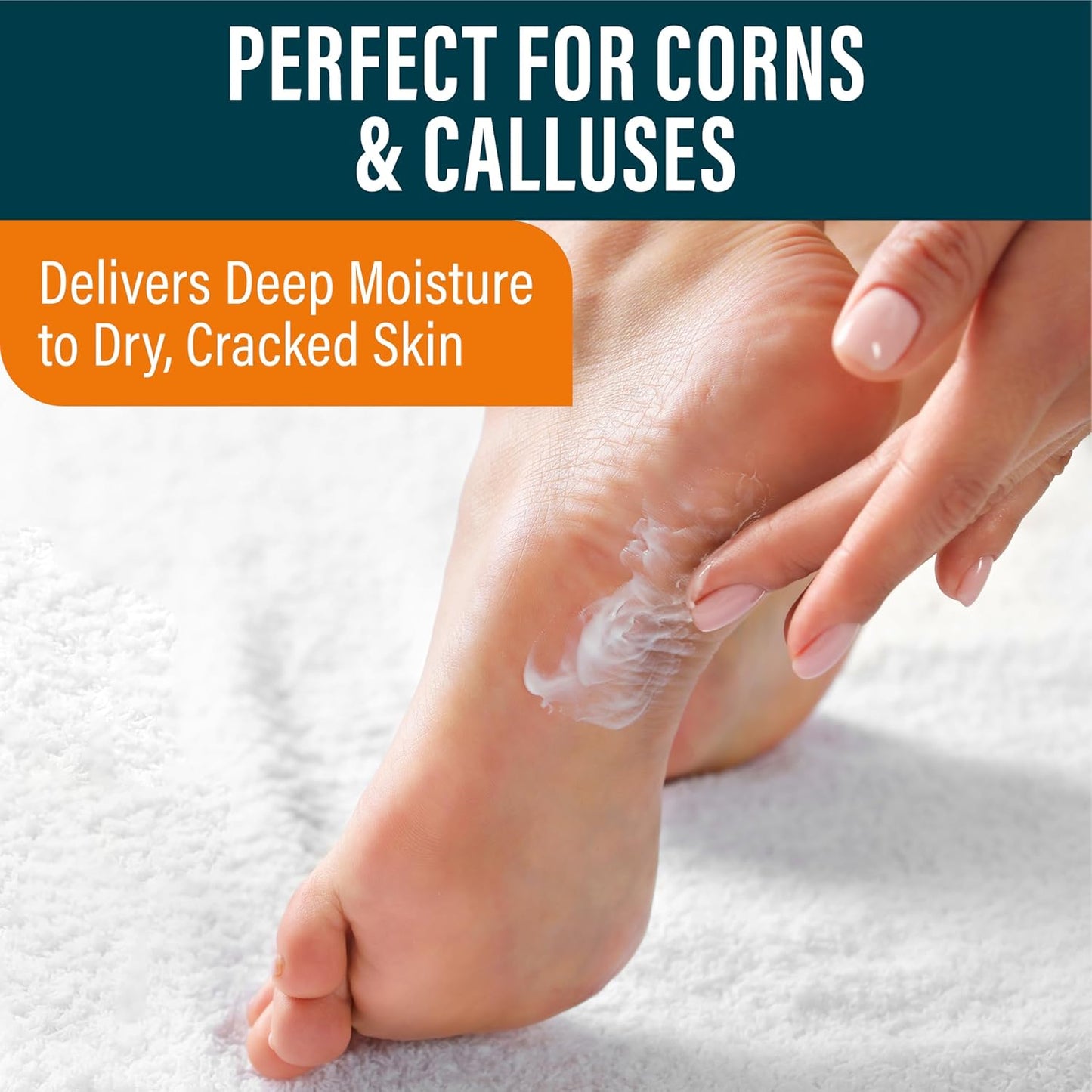NUVADERMIS Urea Cream 40% for Feet – Maximum Strength Foot Repair Lotion with 2% Salicylic Acid, Shea Butter, Tea Tree Oil, and Vitamin E – For Dry, Cracked Heels – 5.29 oz Jar - 2 Pack