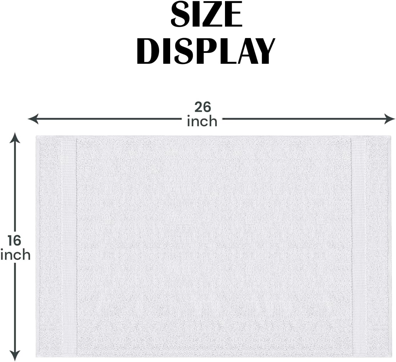 50 PK Saloon Towel White