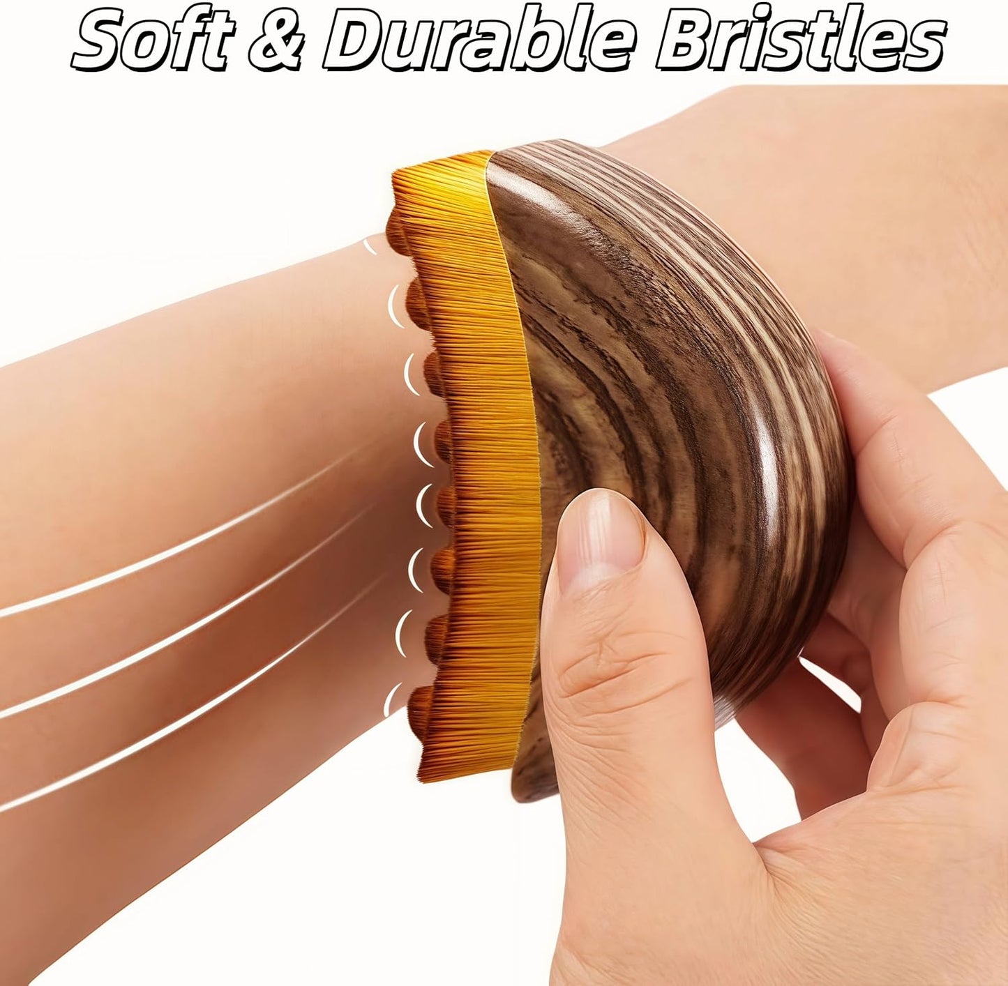 Lymphatic Contour Face Brush Face Lifting Brush Gua Sha Brush for Face Dry Lymphatic Massage Brush Face Depuffer Facial Tool (1PC)