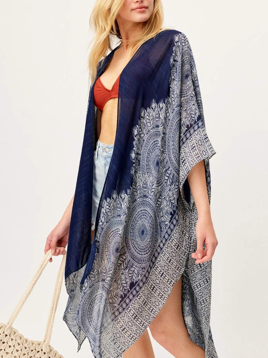 Moss Rose Women Summer Bikini Kimono Bathing Suit Cover Ups for Swimwear