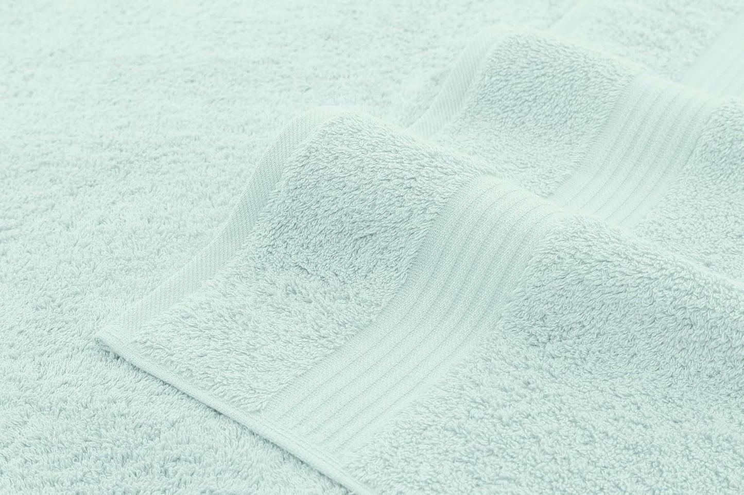 American Veteran Towel, Hand Towels for Bathroom Set of 4, 100% Cotton Turkish Hand Towel Sets, Soft Hand Face Towels, Mint Green Hand Towels