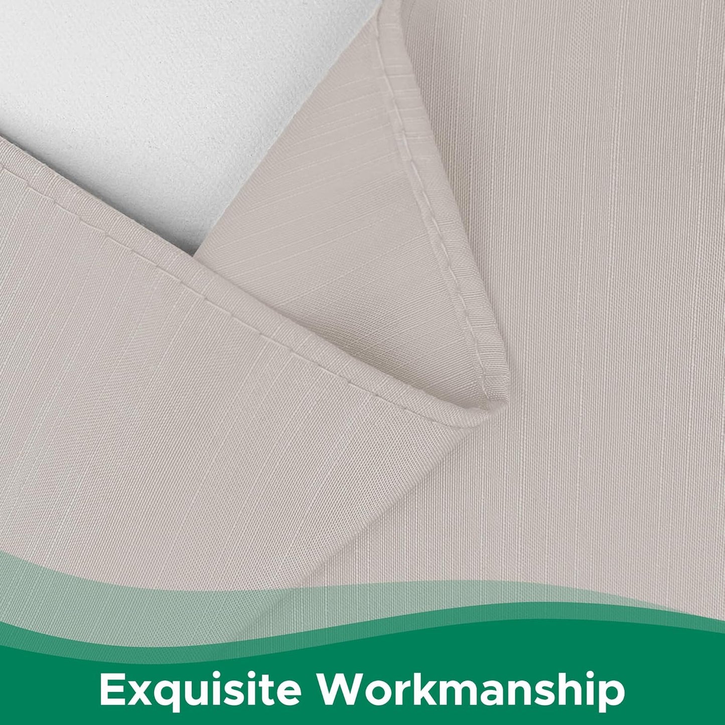 Biscaynebay Wrap Around Bedskirts for King & Cal King Beds with 18" Drop, Camel Grey Adjustable Elastic Dust Ruffles Easy Fit Wrinkle Resistant Silky Luxurious Fabric Machine Washable