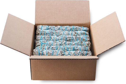 JL Local Wanderlust 9” White Sage Smudge Stick - Extra Large Smudging Wand Incense Stick for Cleansing, Purifying, Healing, Meditation, Yoga, Blessing (24 Pack)