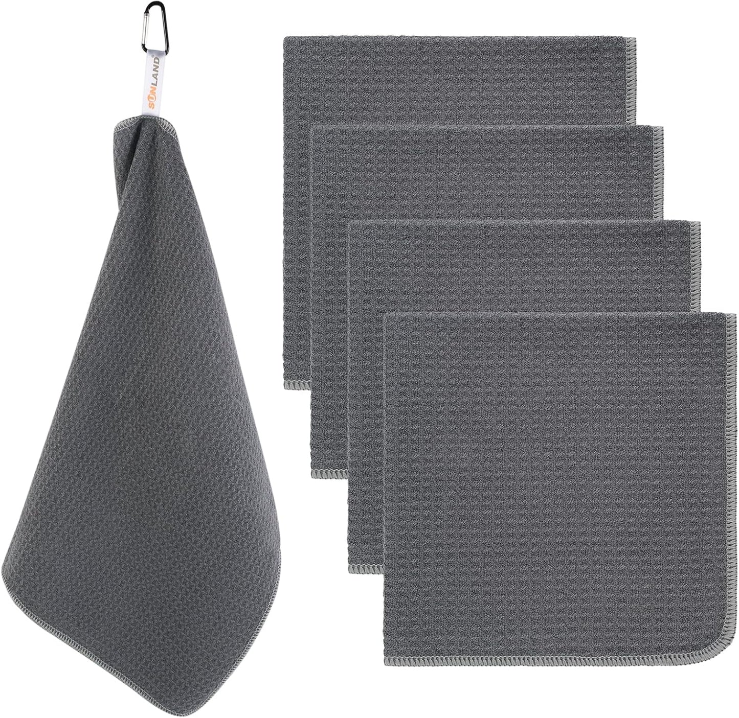 SUNLAND Microfiber Sports Workout Towels Fast Drying Fitness Sweat Towels for Men & Women Lightweight Multi-Purpose Gym Exercise Towel
