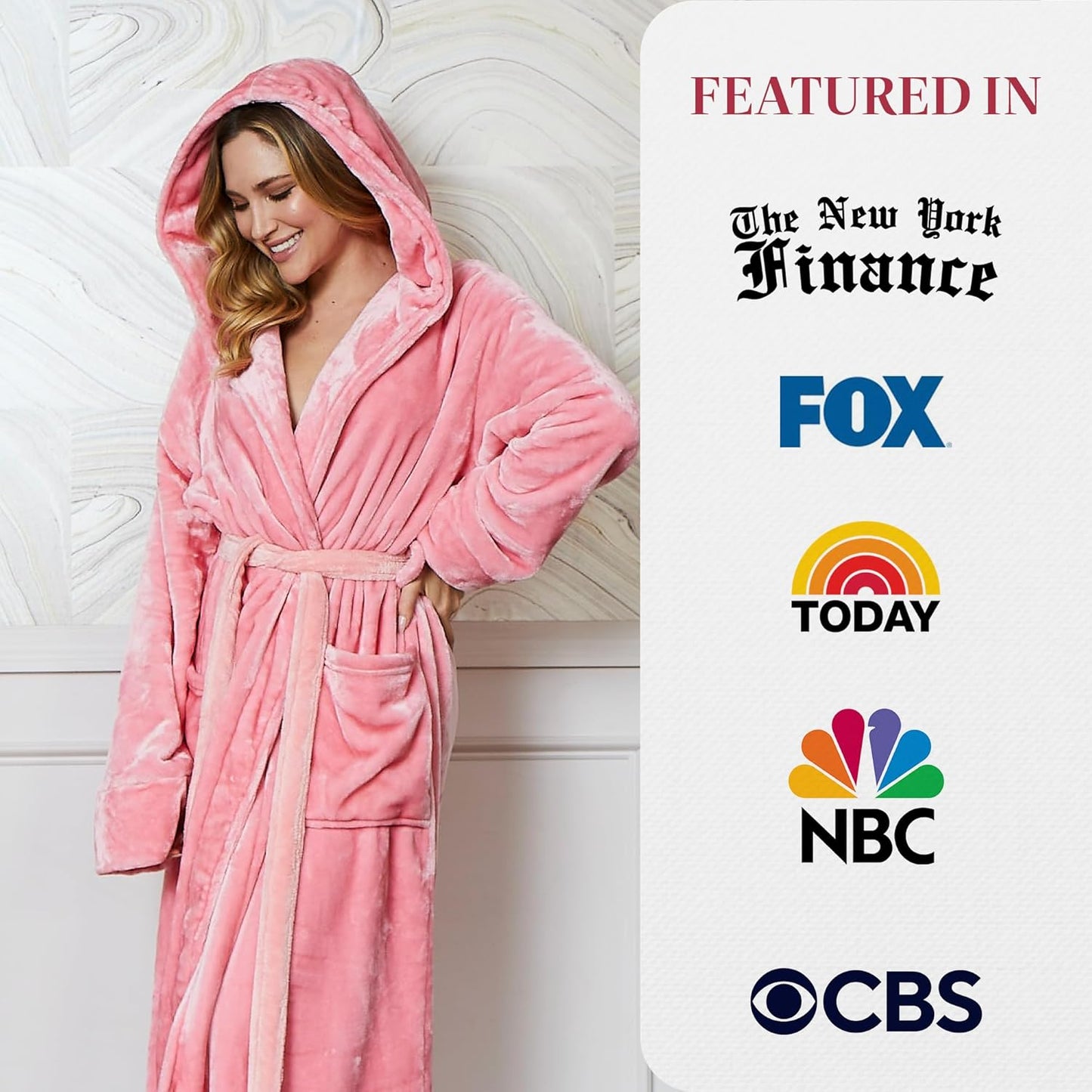 Lotus Linen Plush Robes for Women - Soft Bathrobe, Custom Monogram, Warm Fleece Robe with Pockets