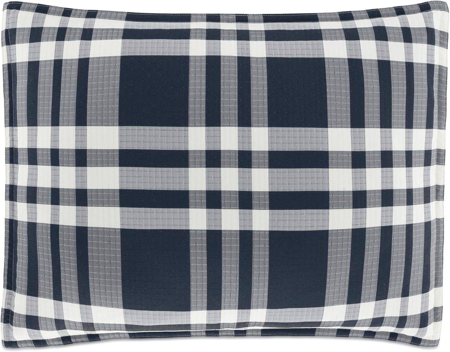 UGG 32553 Leonora California King 3-Piece Comforter Set Luxury Bedding Comforter and Two Pillow Shams Cozy Comfortable Reversible Machine Washable Hotel Style Bedding Set, King, Ocean Plaid