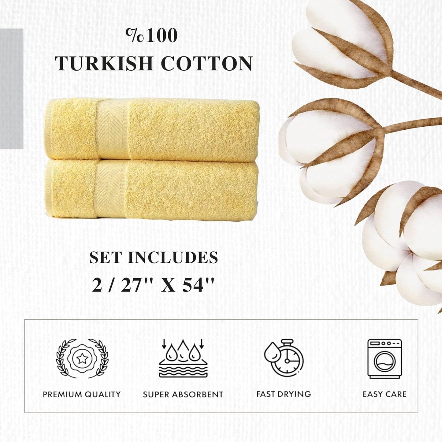 Personalized Towels - Customized Turkish Cotton Towel Set, Monogrammed Towels with Initials, Name & Embroidery, Idea for Weddings, Bridal Showers, Anniversaries, Housewarming, New Home
