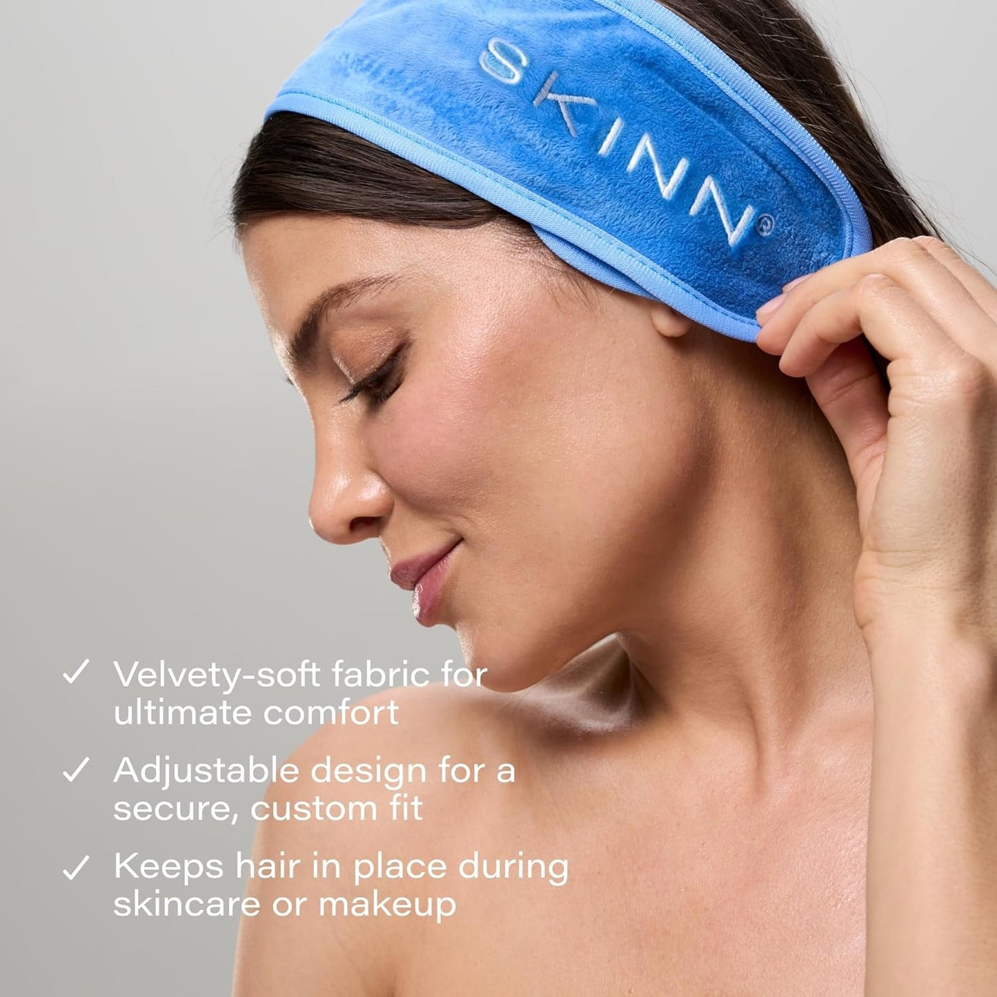 SKINN DermAppeal Microdermabrasion Face Scrub - Professional-Level Exfoliating Facial Scrub with Headband for Mess-Free Application - Daily Skin Care for Wrinkles & Fine Lines & Smooth, Glowing Skin