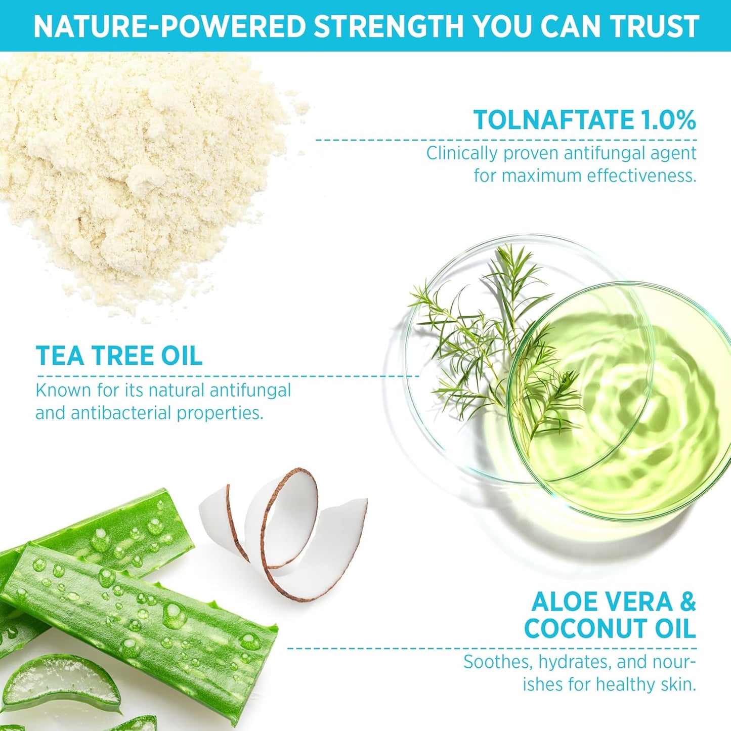 Roycederm Antifungal Tea Tree Oil Soap: Extra Strength Medicated Bar Soap Skin Fungus Treatment for Athlete’s Foot, Jock Itch & Ringworm - Deep Cleansing