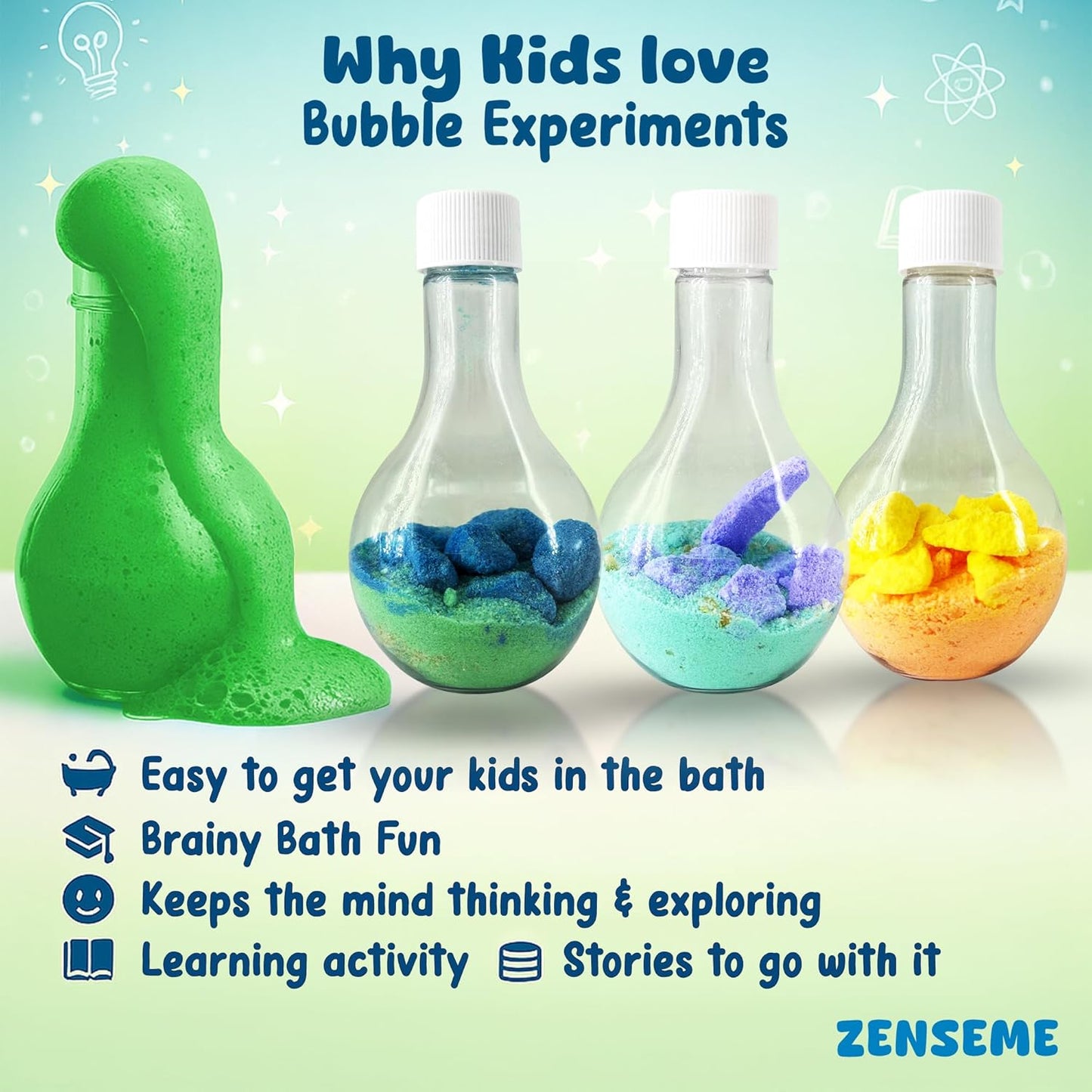 Bath Bombs for Boys with Mini Toy Ducks Inside – Kids Bath Bombs Powder - Bubble Bath for Kids – Bathtime Experiment Kit Mix - Blast of Foam & Colour Surprise – Gift Set of 4