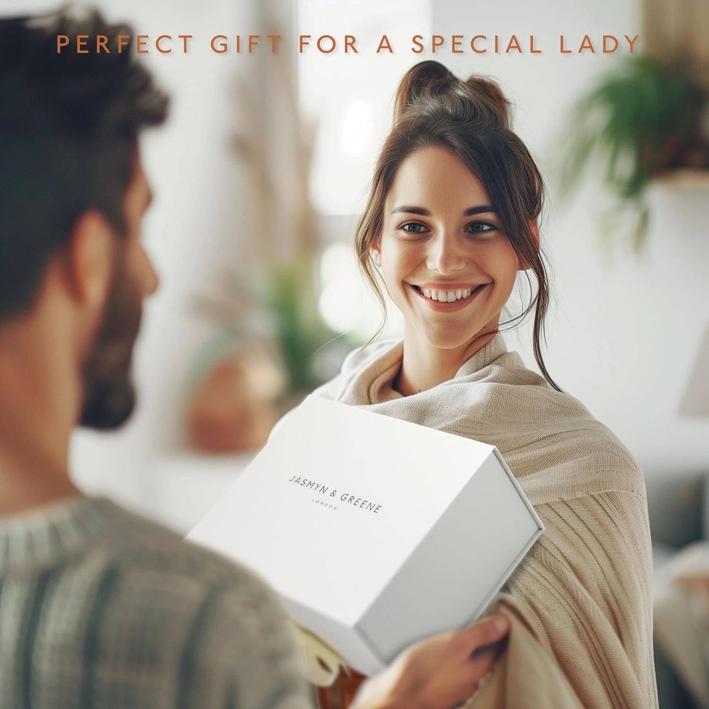 Jasmyn & Greene Luxury Spa Gift Basket for Women - 10 Relaxing Spa Birthday Gifts for Women with Lavender. Bridal Shower Gifts for Woman with Self Care Kit. Get Well Soon Package for Mother Sister.