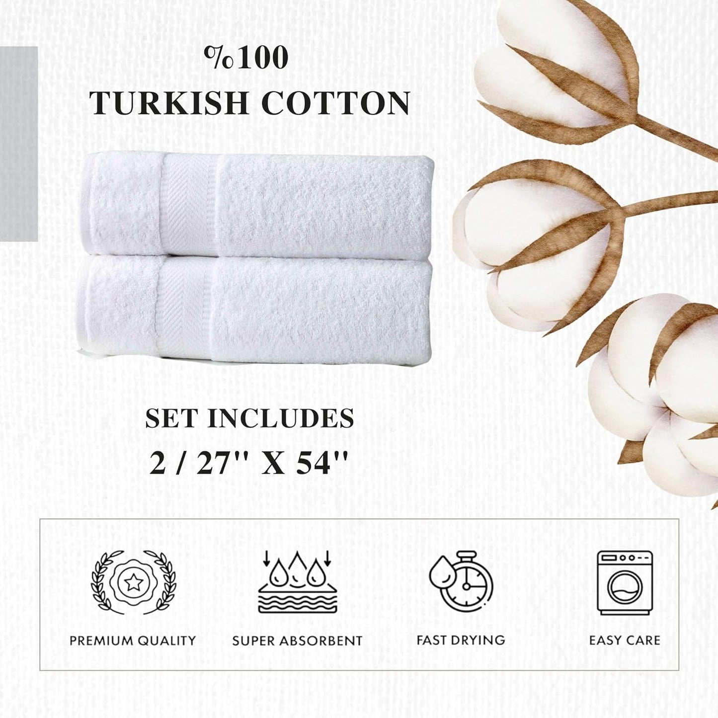 Personalized Towels - Customized Turkish Cotton Towel Set, Monogrammed Towels with Initials, Name & Embroidery, Idea for Weddings, Bridal Showers, Anniversaries, Housewarming, New Home
