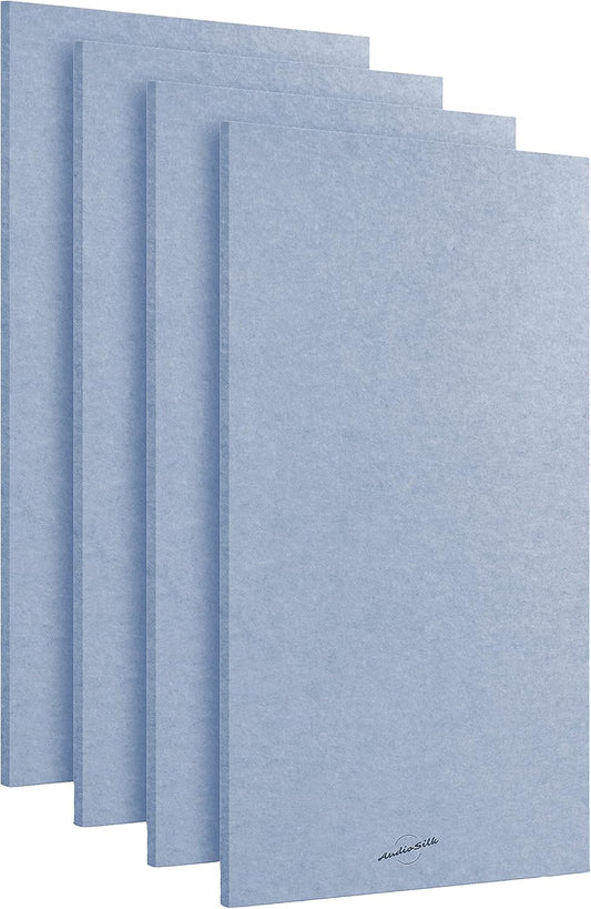 Acoustic Panels, 4 Pack ROOM KIT, Large, 46" x 23", Pale Blue