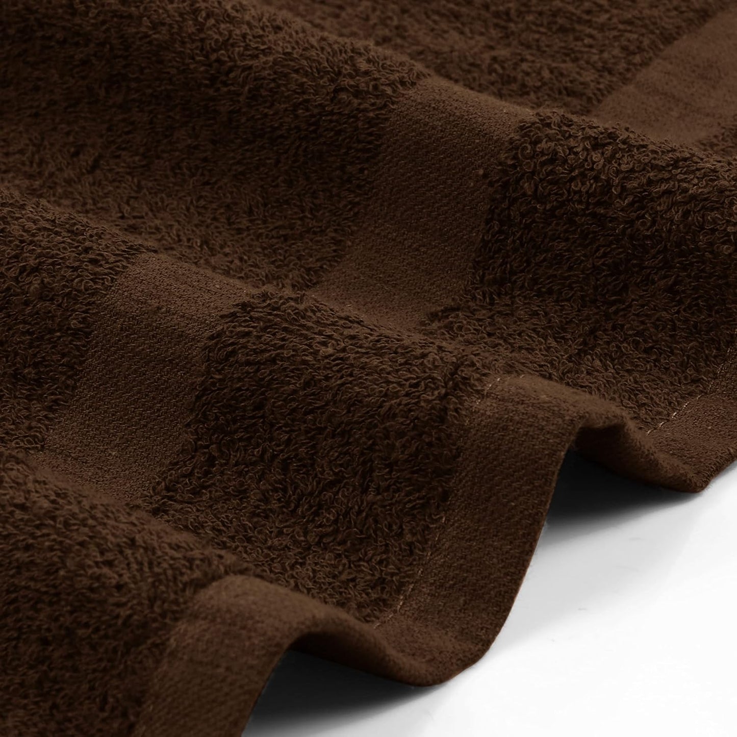 Utopia Towels, Salon Towel, Pack of 24, Not Bleach Proof, 16 by 27 Inches, Highly Absorbent Cotton Towels for Hand, Gym, Beauty, Spa, and Home Hair Care, Dark Brown