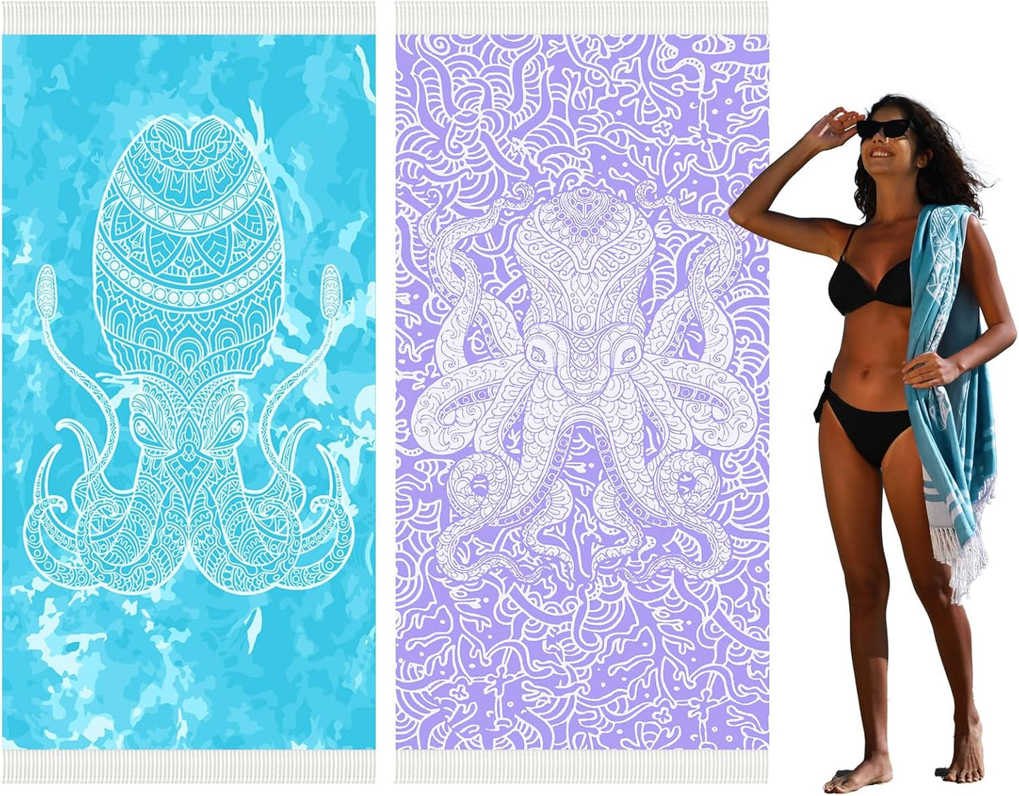 Thin Turkish Beach Towel Lightweight Quick Dry Absorbent Cotton Bathroom Bath Pool Swim Towels Extra Large Oversized Sand Free Beach Accessories Essentials Cloud Gifts for Adult