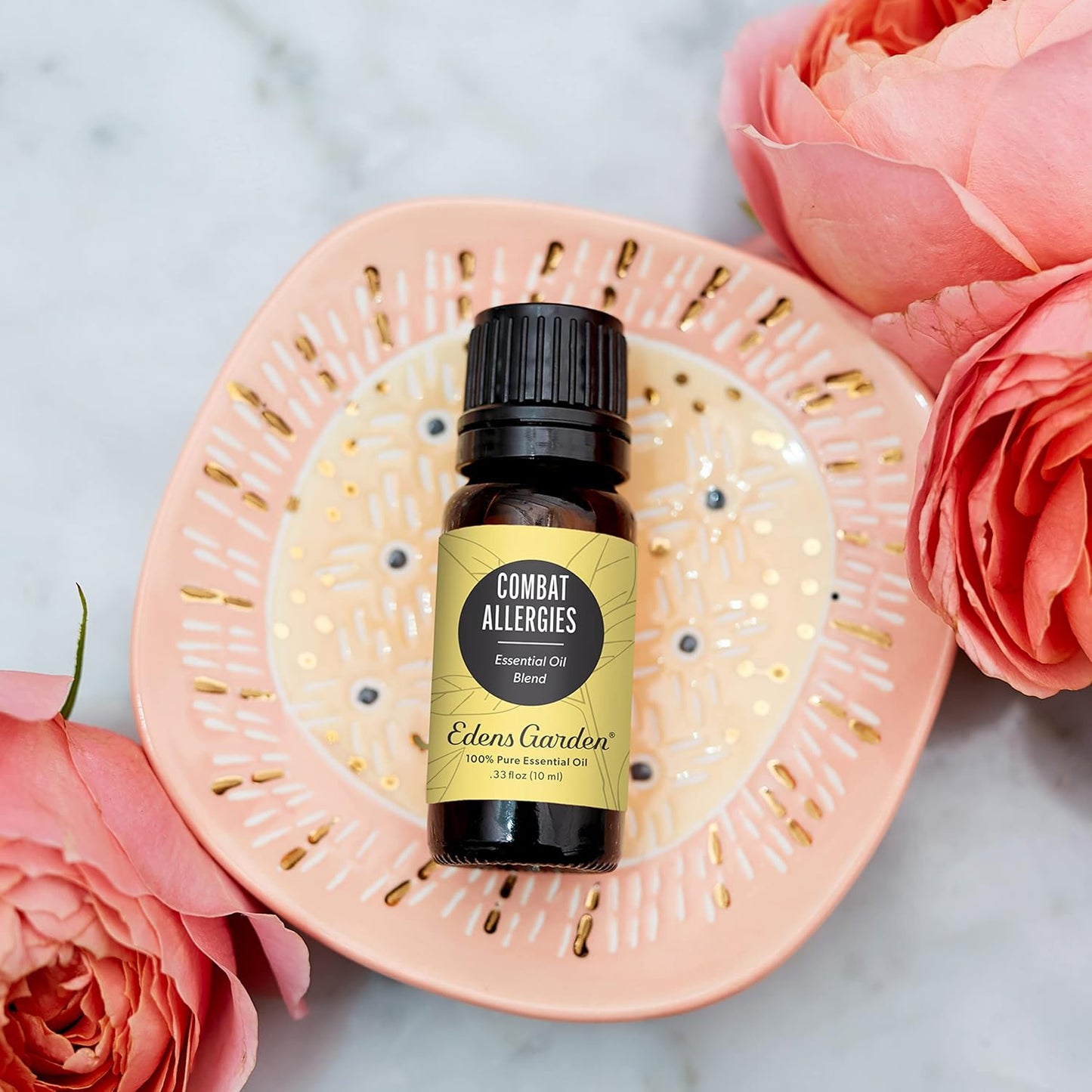 Edens Garden Combat Allergies Essential Oil Blend- 100% Pure Premium Grade, Undiluted, Natural, Therapeutic, Aromatherapy, The Best for Skin, Humidifiers, Face 30 ml (1 fl oz)
