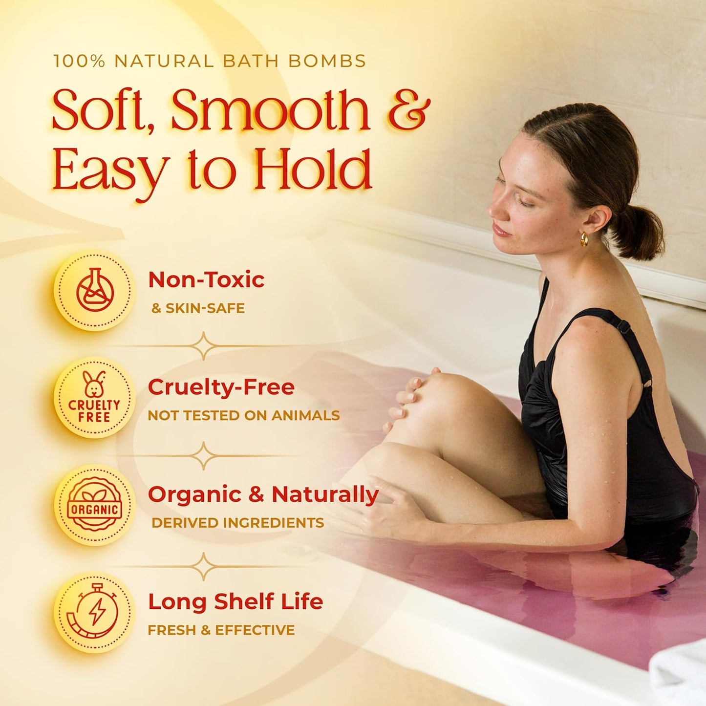 10 XXL Bath Bombs for Women Relaxing - Handmade Kids Bath Bomb Set with Shea, Coco Butter & Essential Oil for Skin Moisturizing - Perfect for Bubble Spa Bath - Gift for Her/Him, Girls, Wife, Mother