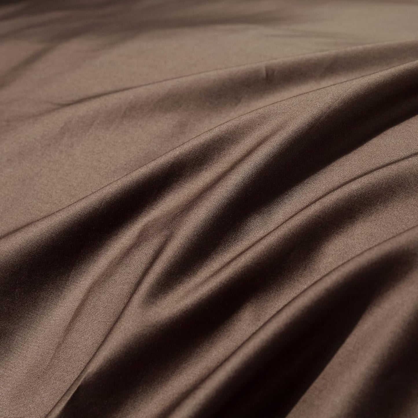 MooMee Duvet Cover Set 100% Extra Long Staple Cotton 600 Thread Count Silky Sateen Smooth Luxury Soft Breathable Durable Hotel Quality Bedding, 3 Pieces (Chocolate Brown, Queen 90"x90")