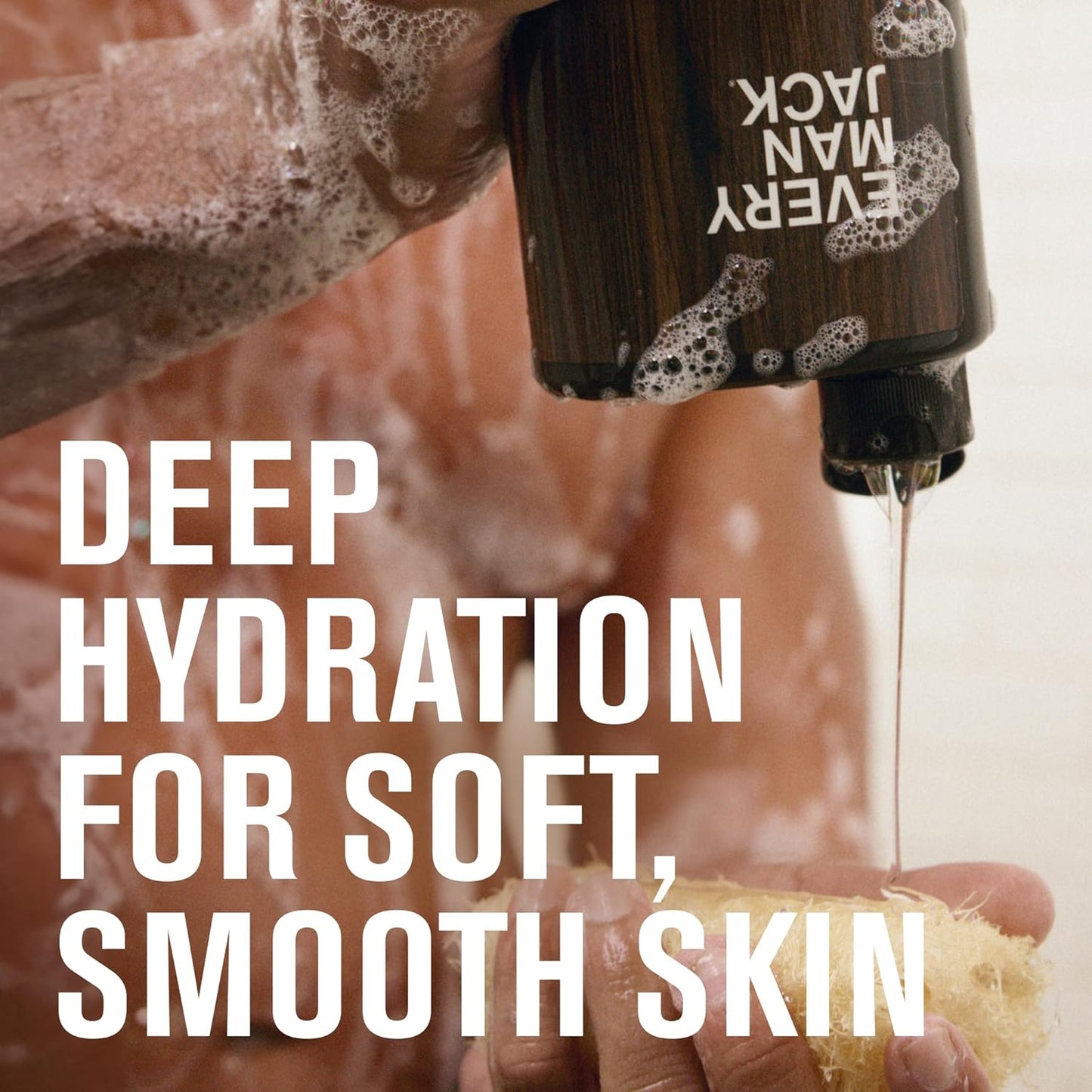 Every Man Jack Coconut + Driftwood Mens Body Wash for All Skin Types - Cleanse, Hydrate, and Smell Great - Free of Parabens, Phtalates, and Dyes - 33.8 fl oz (2 Pack)