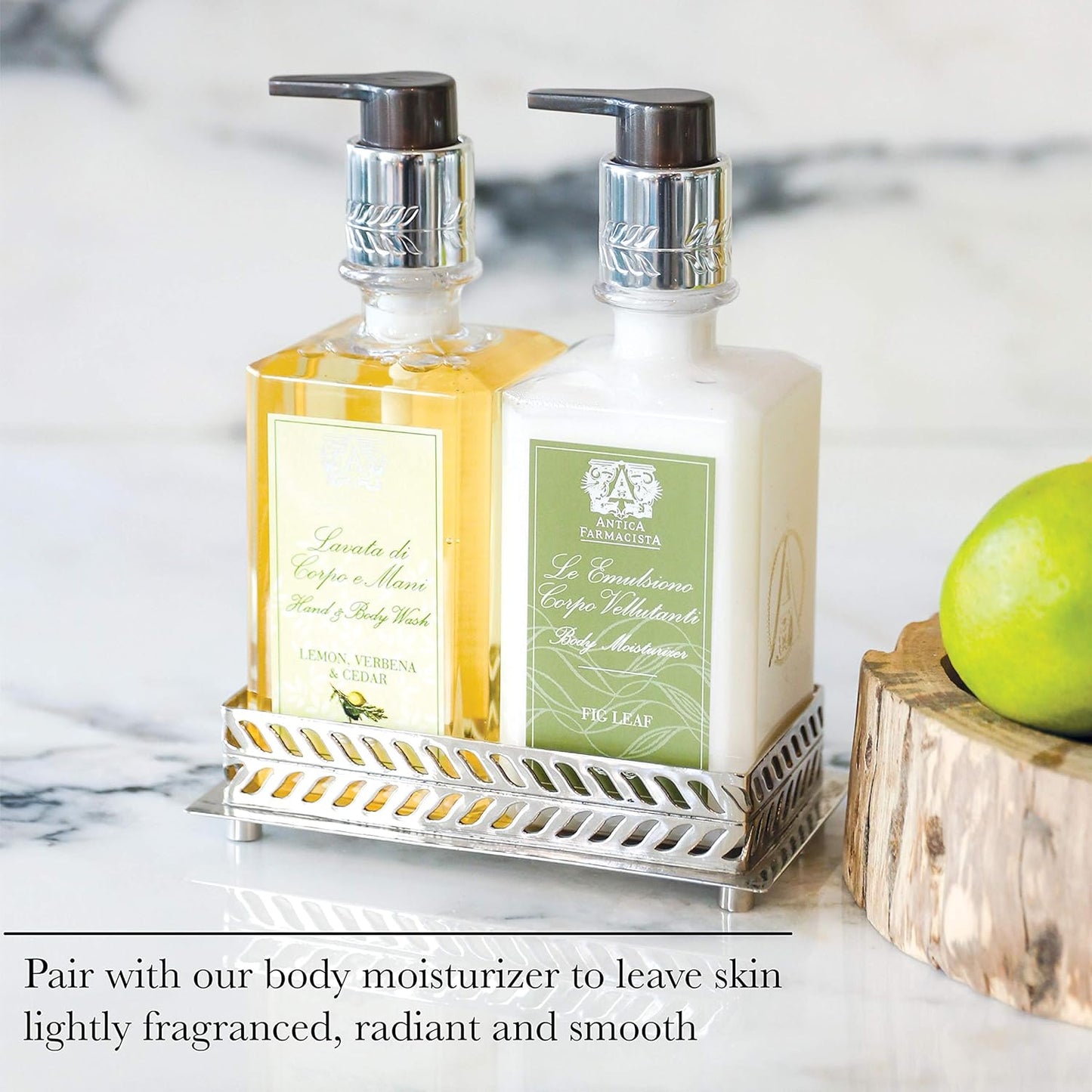 Antica Farmacista Hand & Body Wash - Luxury Nourishing Body Wash - Hydrating Hand Cleansing Wash - Bath & Body Gift - Bergamot & Ocean Aria, 10 fl oz