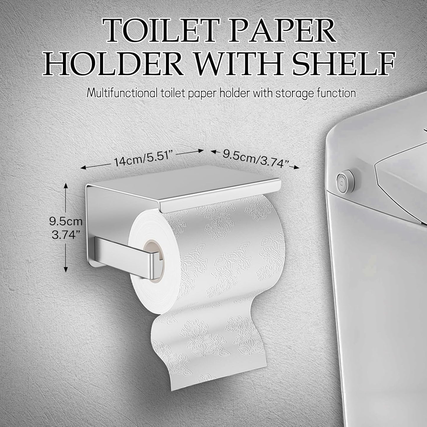 10-Pieces Brushed Nickel Bathroom Hardware Accessories Set,23.6 Inch Towel Bar Set,Stainless Steel Bathroom Hardware Set Towel Holder Set for Bathroom,Wall-Mounted Bathroom Accessories Kit