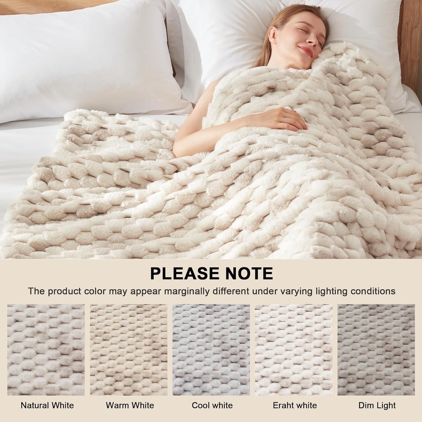 Heated Throw Blanket - Fast Heating 3D Jacquard Electric Heated Blanket, Cozy Heating Blanket with 6 Heating Settings & 4 Hours Auto-Off, Machine Washable, 50"x60", Tie-Dye Grey