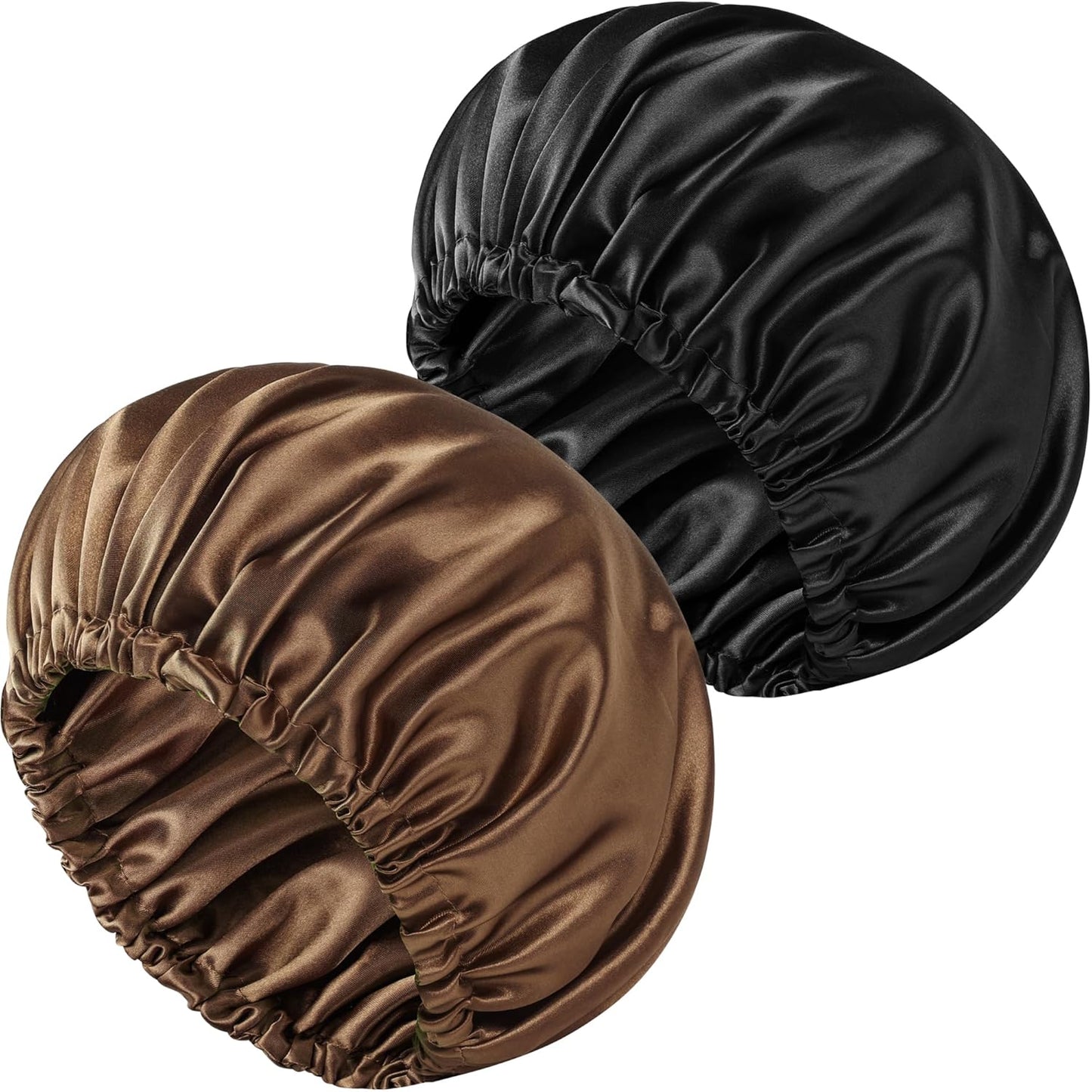 Satin Bonnet Double Layer Silk Bonnet for Sleeping Women Hair Care for Natural Curly