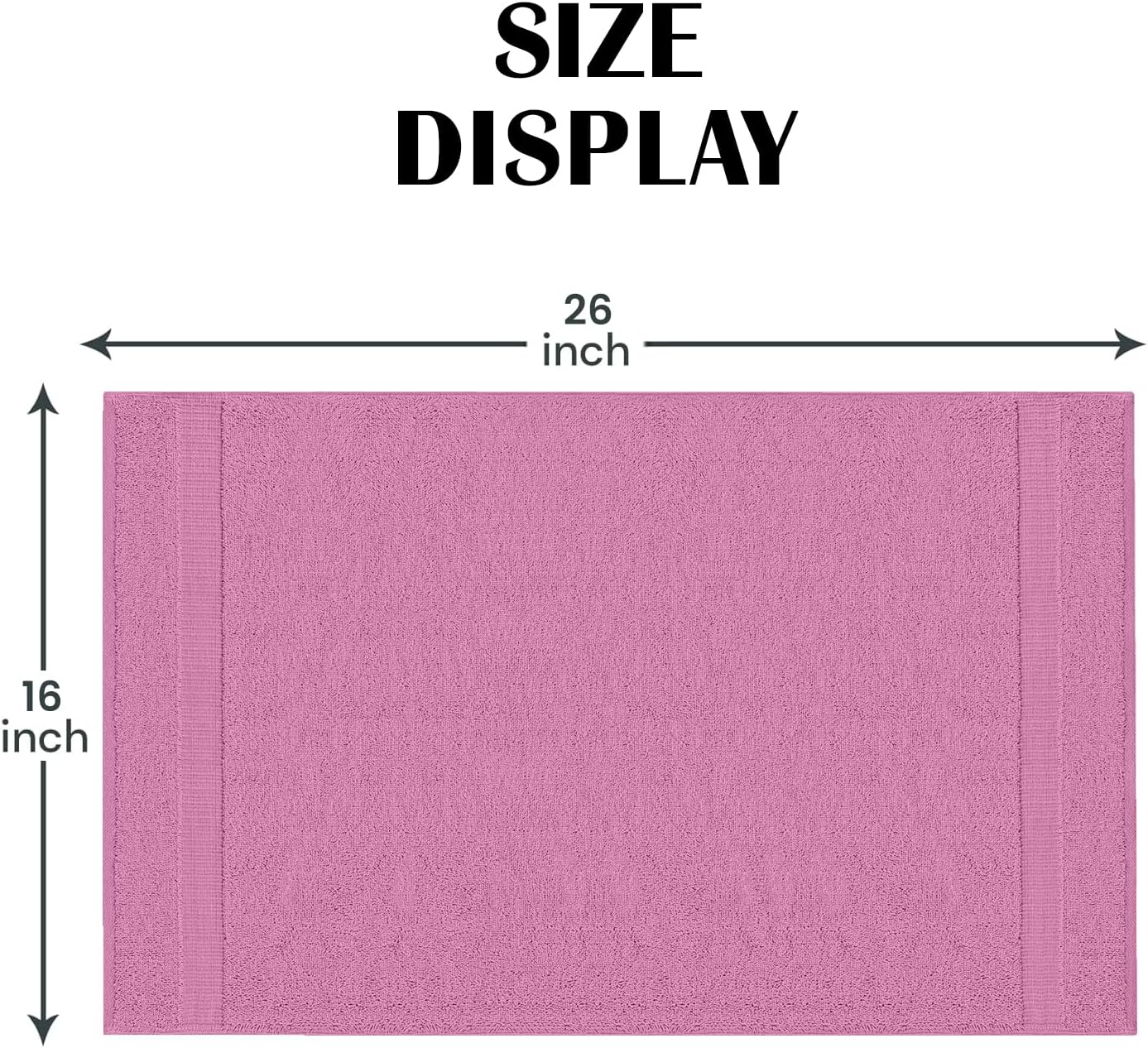 Hand Towels (Pack of 24) Pink Economy Towels Salon Towels - 100% Cotton Spa Towel– 16 x 27 Inches Highly Absorbable, Facial, Gym, Hair Face Towels Bulk
