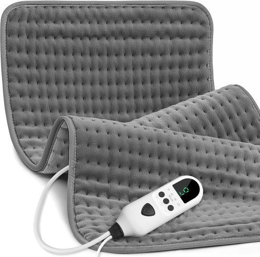 Heating Pad for Back 33"x17", Electric Heating Pads Large for Period Cramps Relief and Shoulder Pain, 9 Heat Settings, Machine Washable, Auto Shut Off, Birthday & Christmas Gifts for Women, Mom