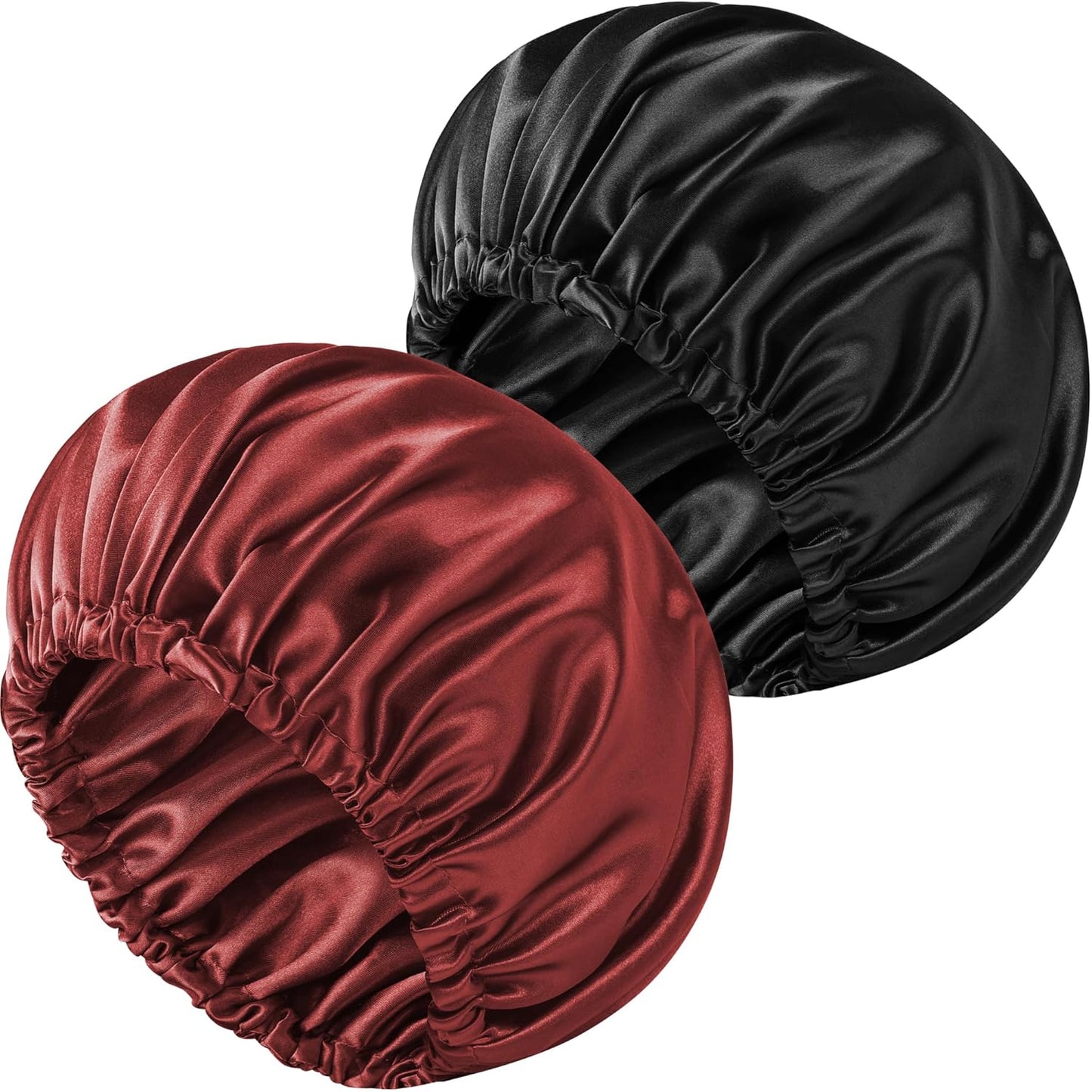 Satin Bonnet Double Layer Silk Bonnet for Sleeping Women Hair Care for Natural Curly