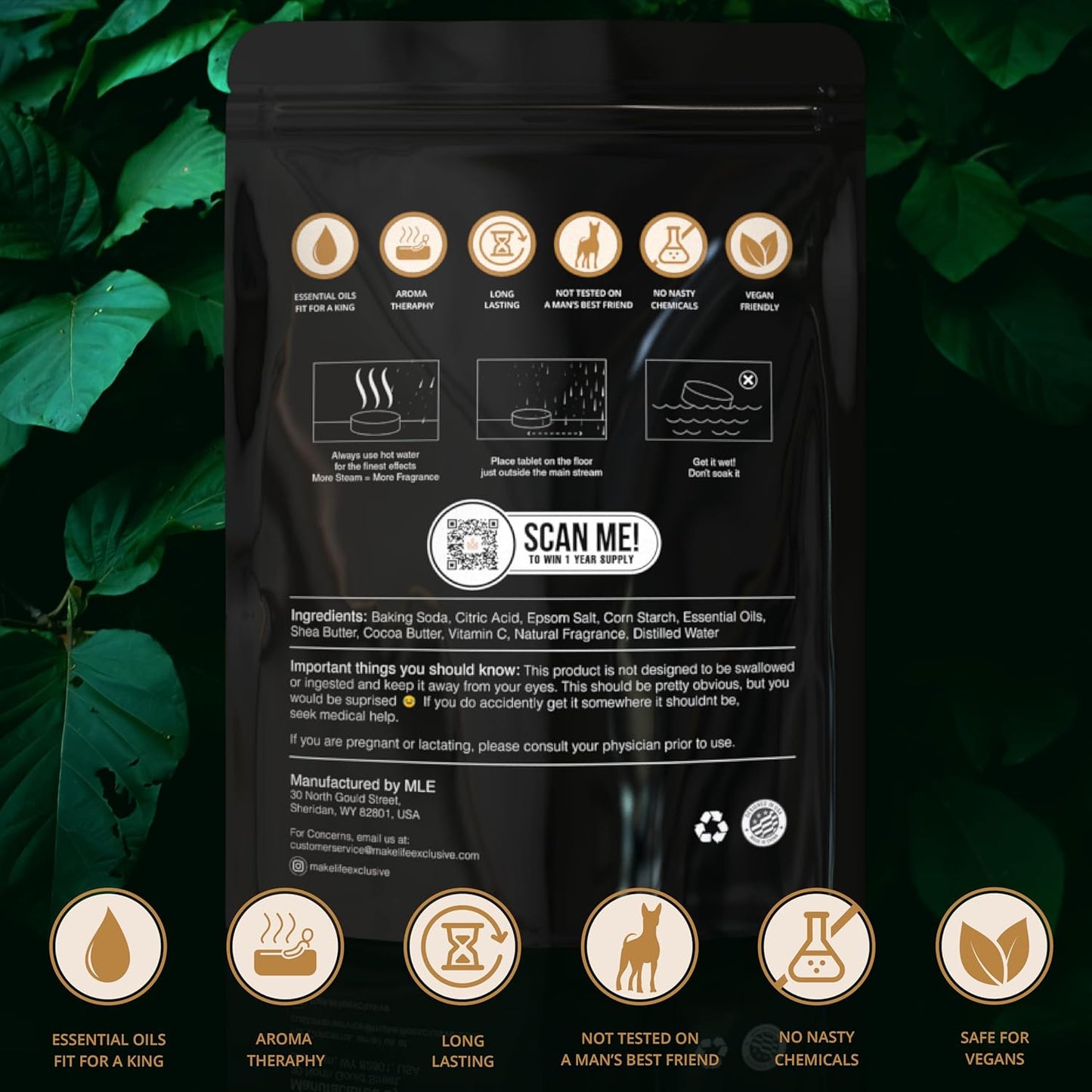 Shower Steamers for Men - Elevate - Citrus Orange & Clove Organic Shower Bombs for Elevated Mornings - 12 Pack of Relaxing Tablets - Strong Scented Long Lasting Aromatic Steamers