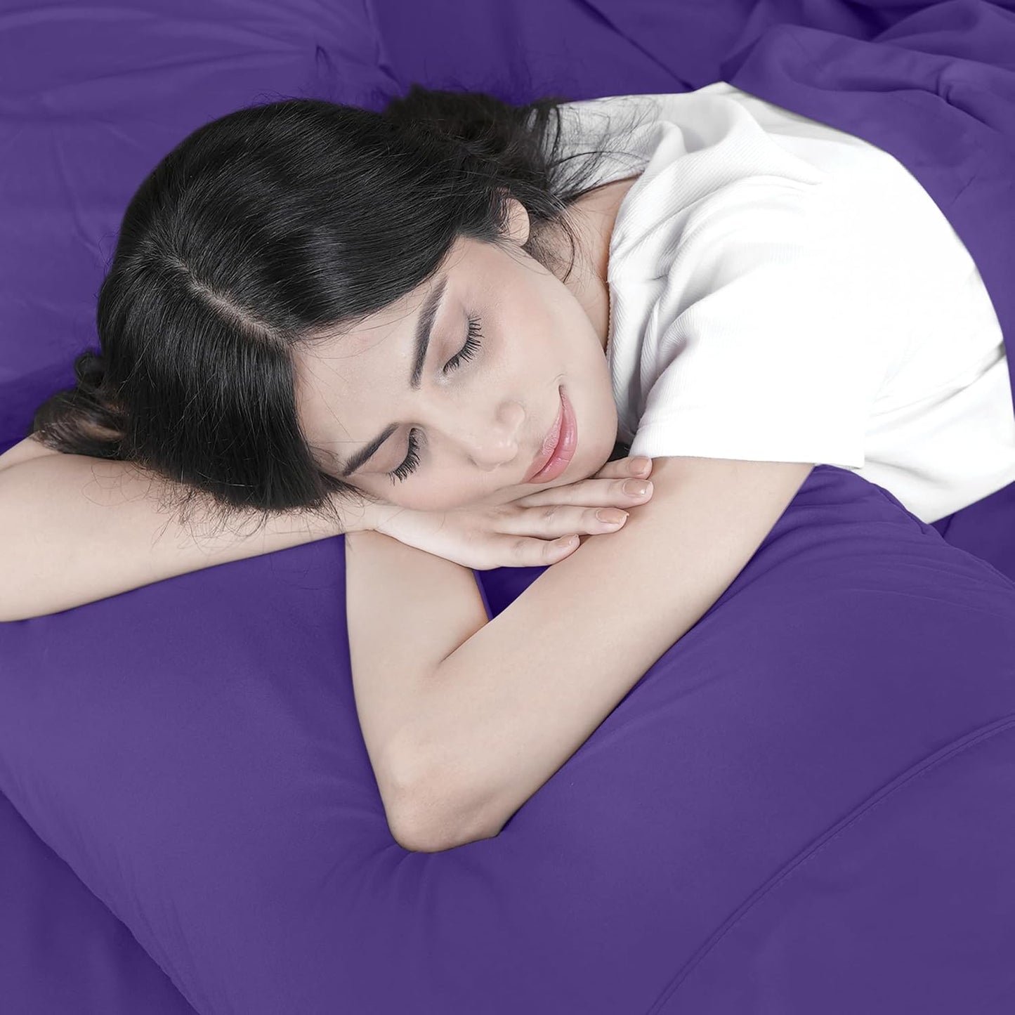 Utopia Bedding Twin Sheet Set – 3 Piece Bed Sheets for Twin Size Bed, Soft and Breathable Microfiber, Includes 1 Fitted Sheet, 1 Flat Sheet and 1 Pillowcase (Egg Plant)